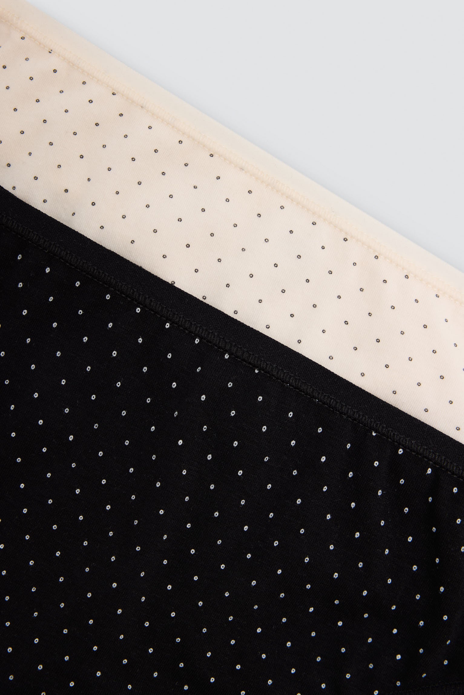 Pack de 2 strings imprimés en coton, multicolore