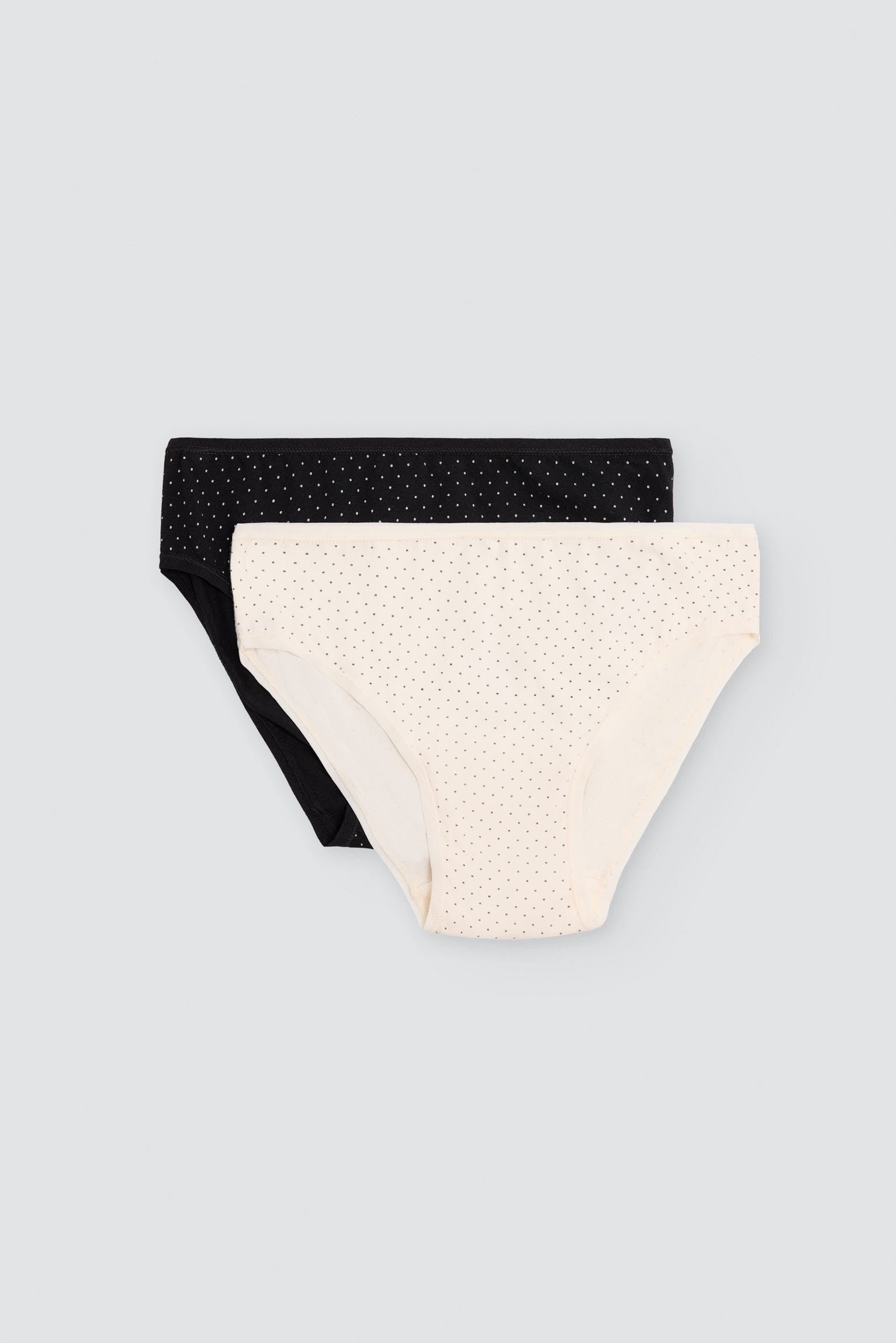 Pack de 2 culottes midi imprimées en coton, multicolore
