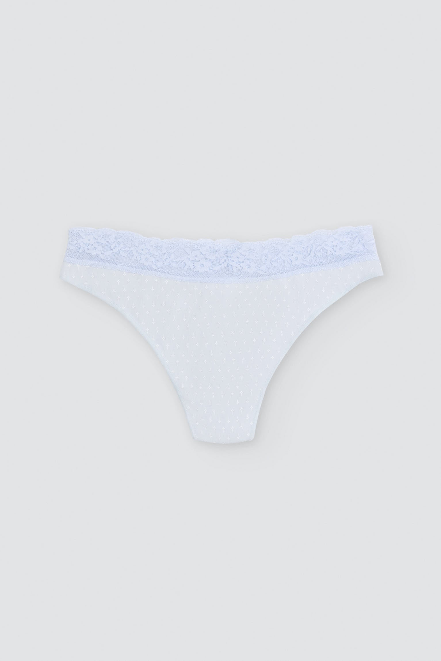 Pack de 2 strings imprimés en coton, bleu
