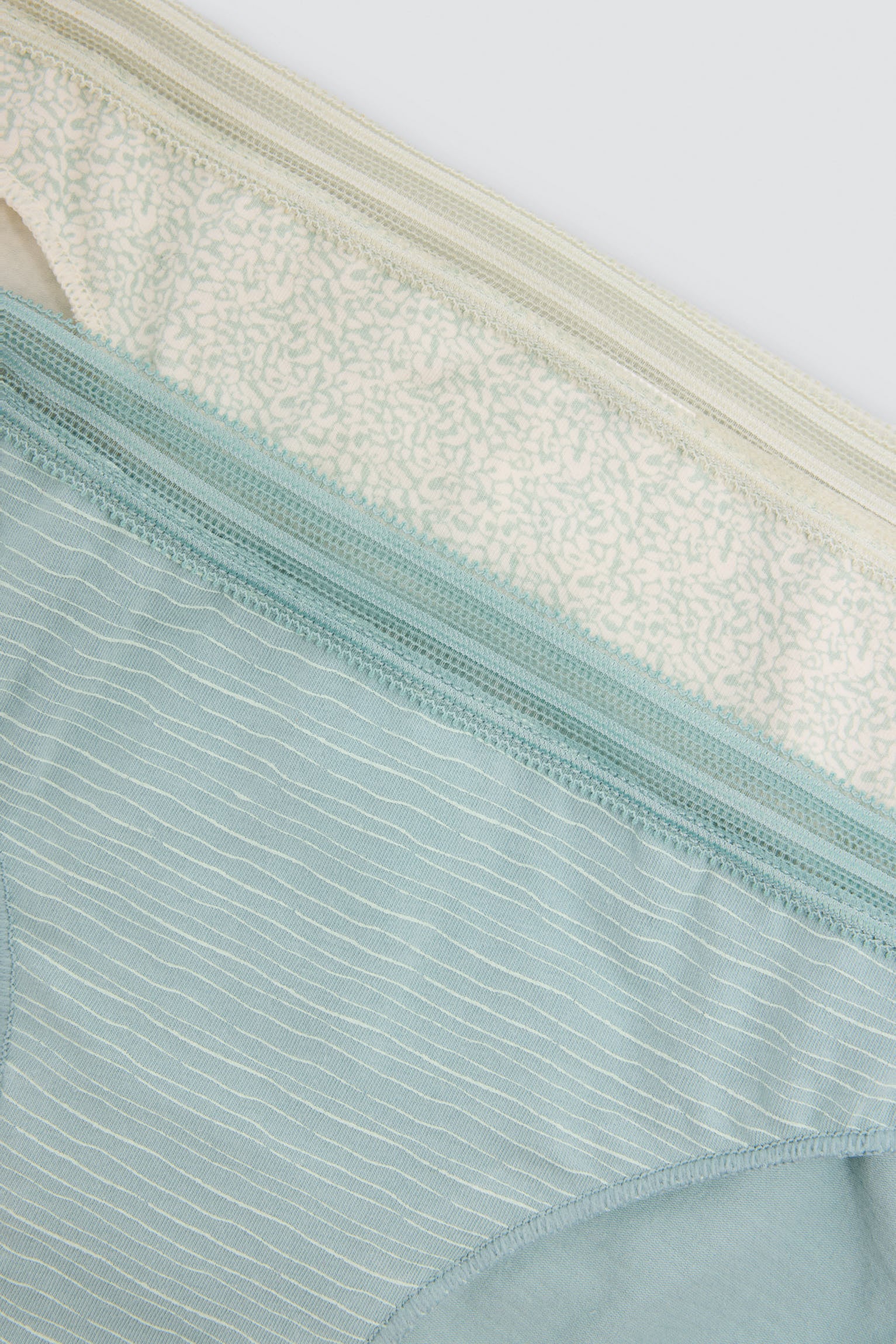 Pack de 2 culottes mini en coton, vert