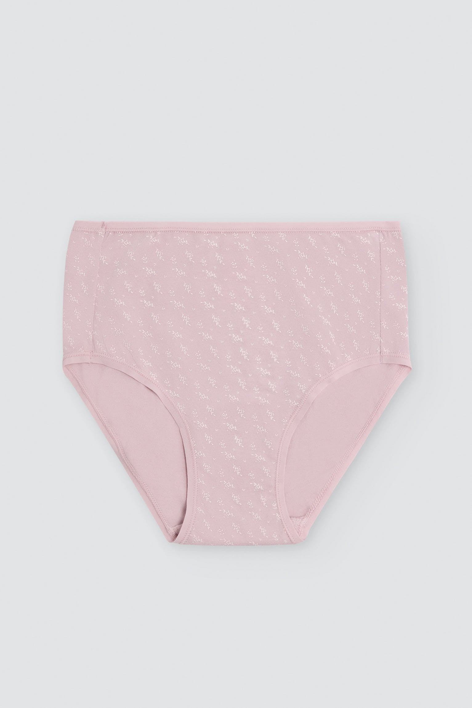 Pack de 2 culottes hautes imprimées en coton, multicolore