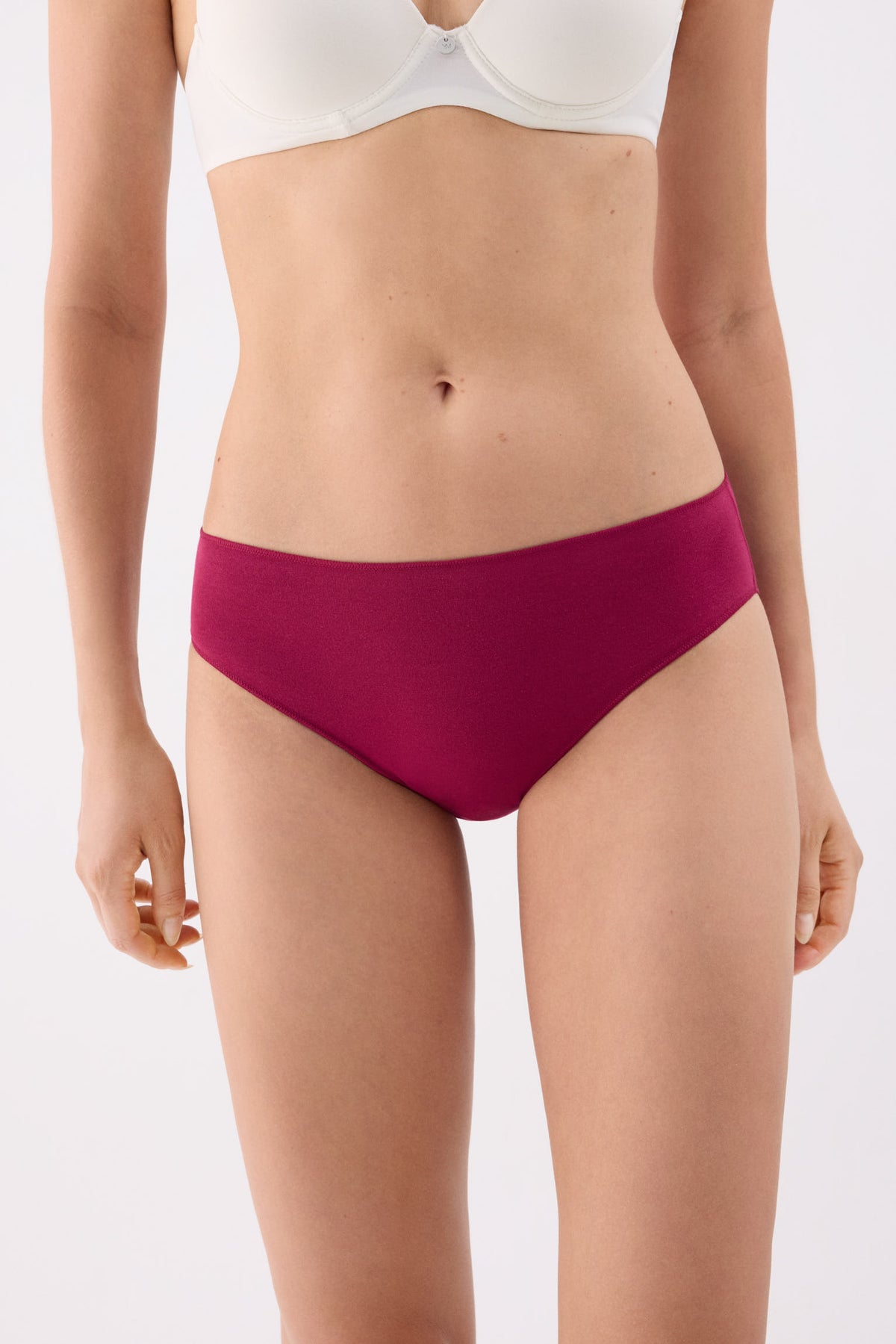 Pack de 3 culottes midi en coton dans des tons froids