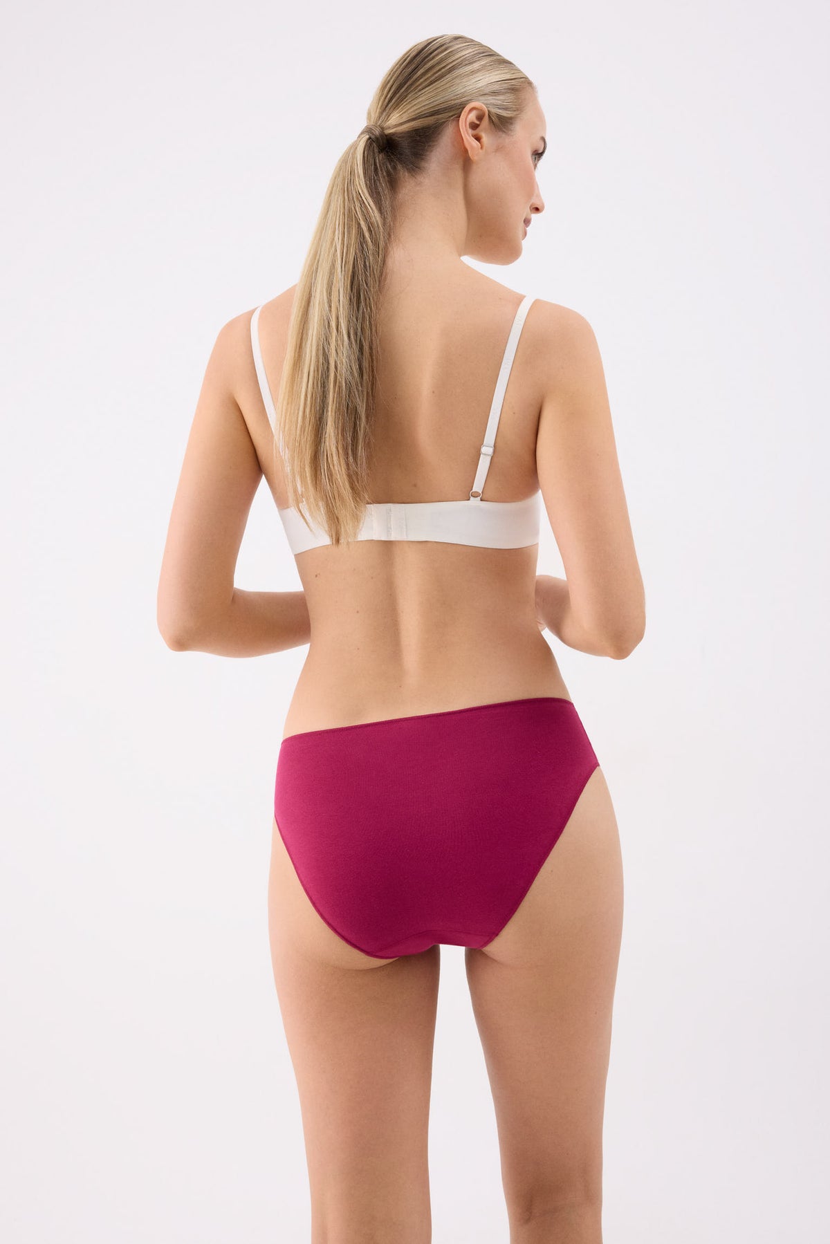 Pack de 3 culottes midi en coton dans des tons froids