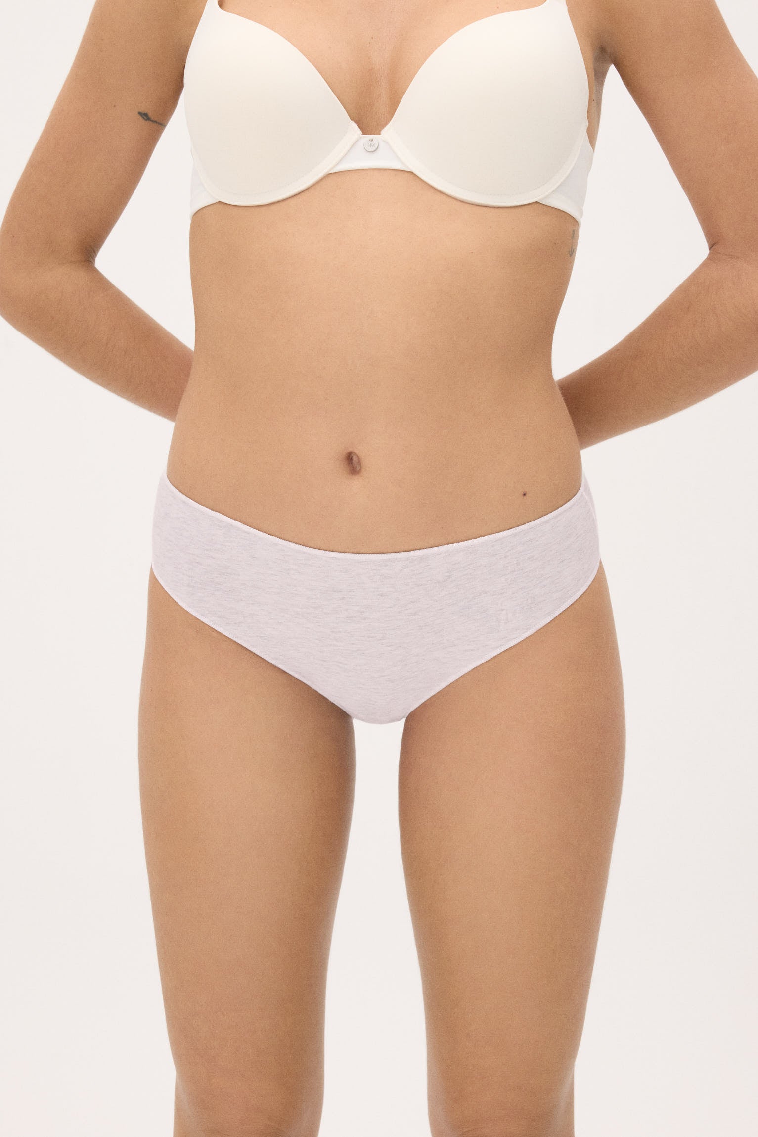 Pack de 3 culottes midi en coton dans des tons pastel