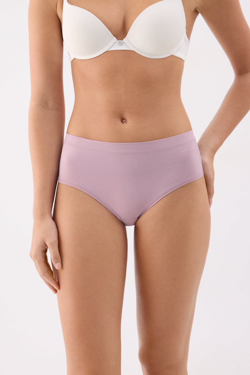 Culotte midi Adapt à finitions invisibles lilas