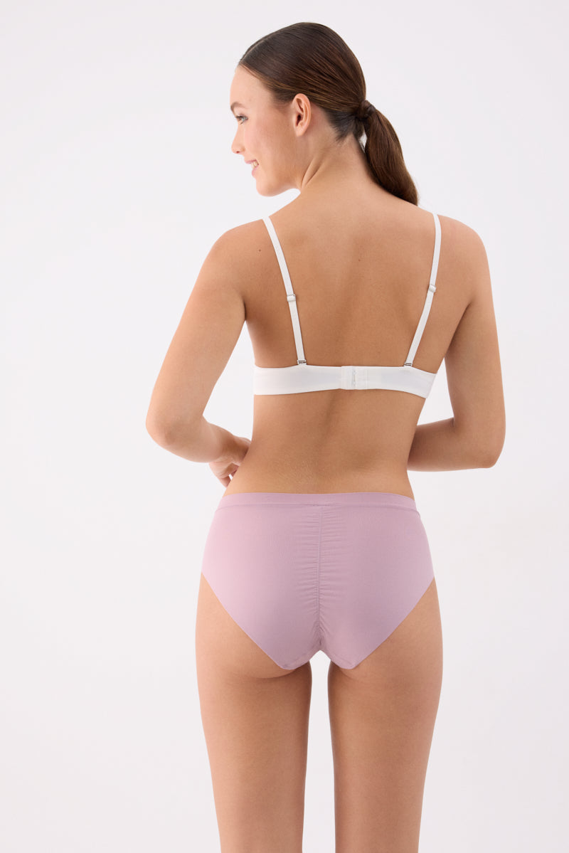 Culotte midi Adapt à finitions invisibles lilas