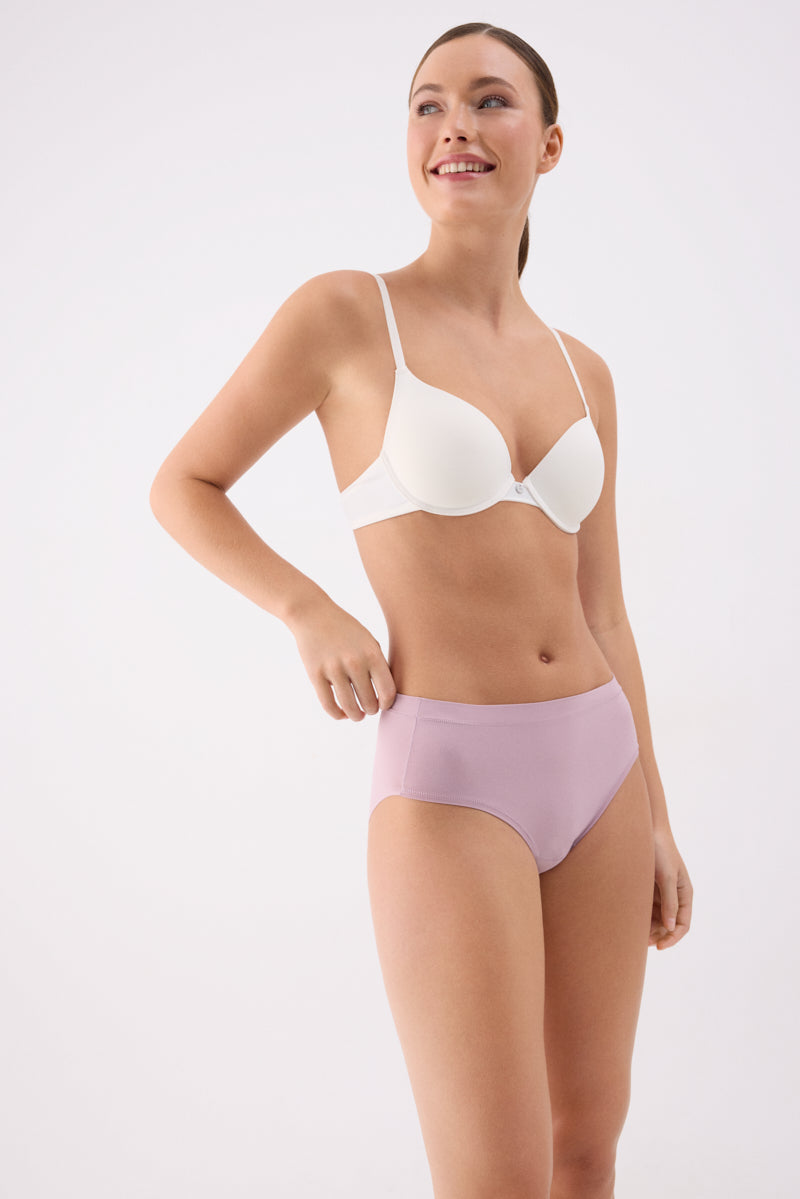 Culotte midi Adapt à finitions invisibles lilas