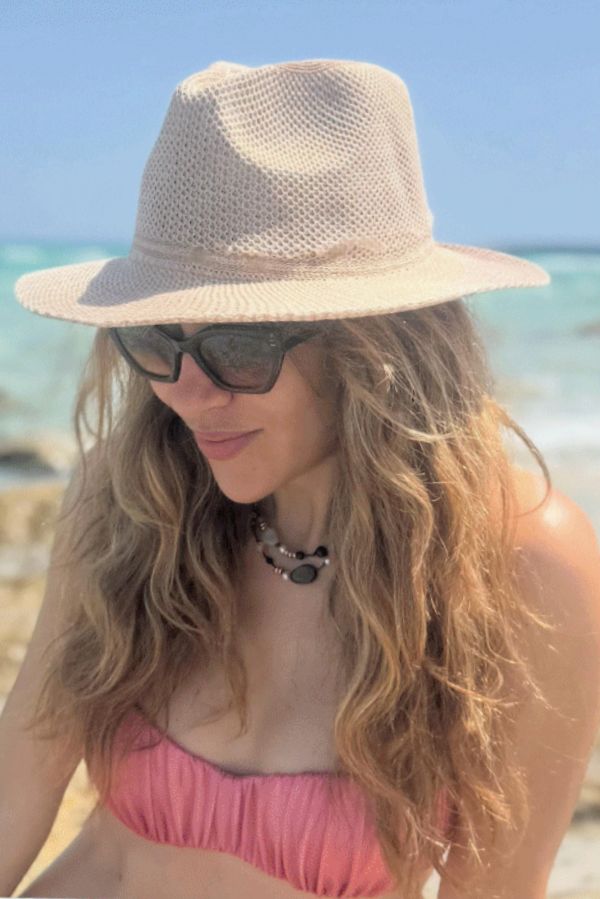 Bikini bandeau rose pailleté @maria.gomezg