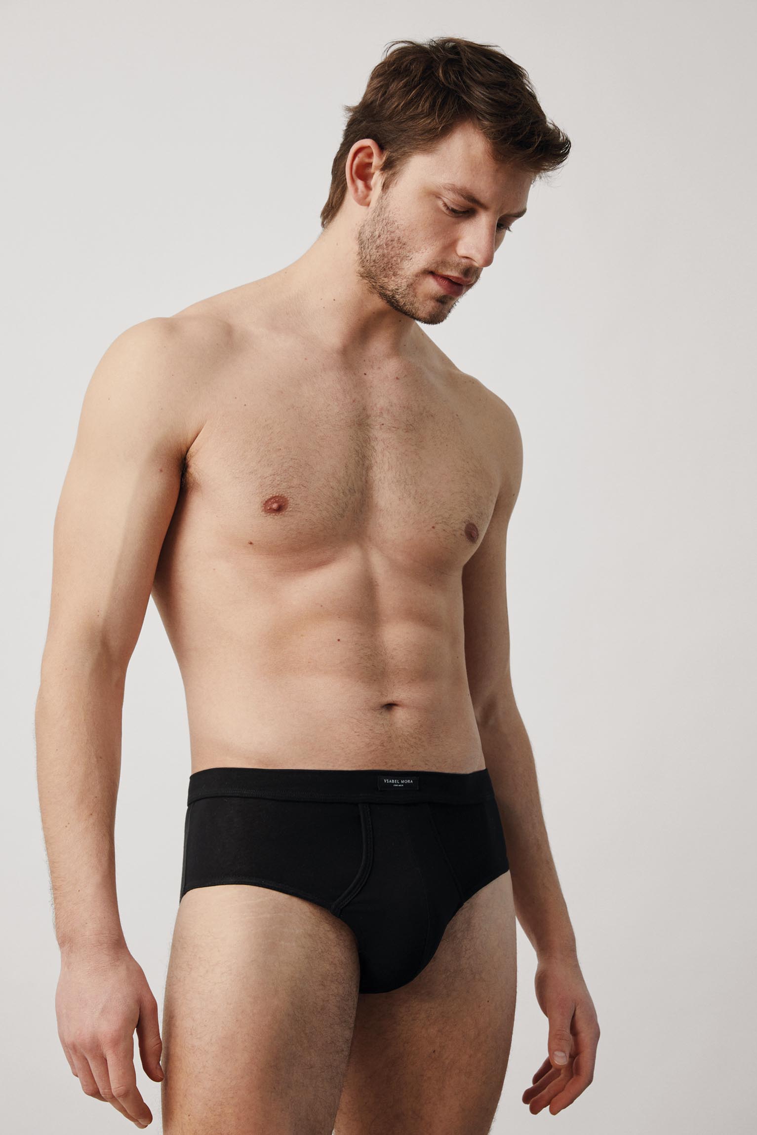 20156-slip-calzoncillo-transpirable-hombre-2-ysabelmora-negro - Negro