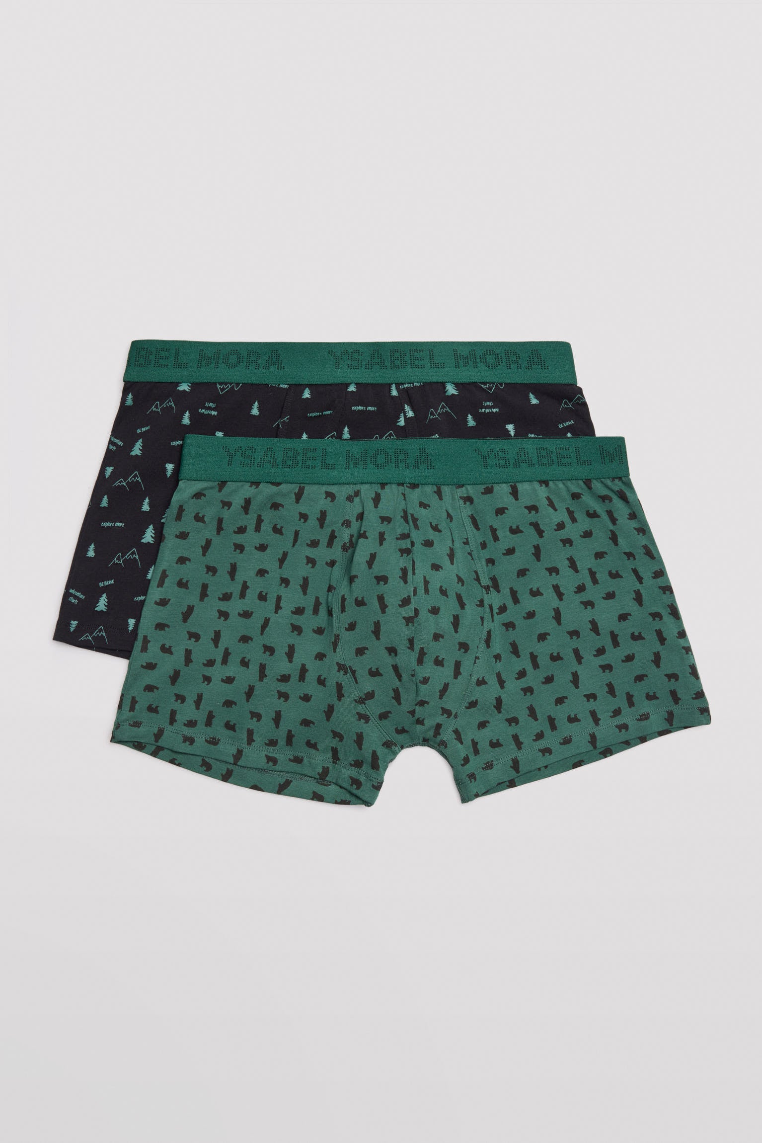         20368-1-pack-boxer-hombre-ysabel-mora  - Verde botella