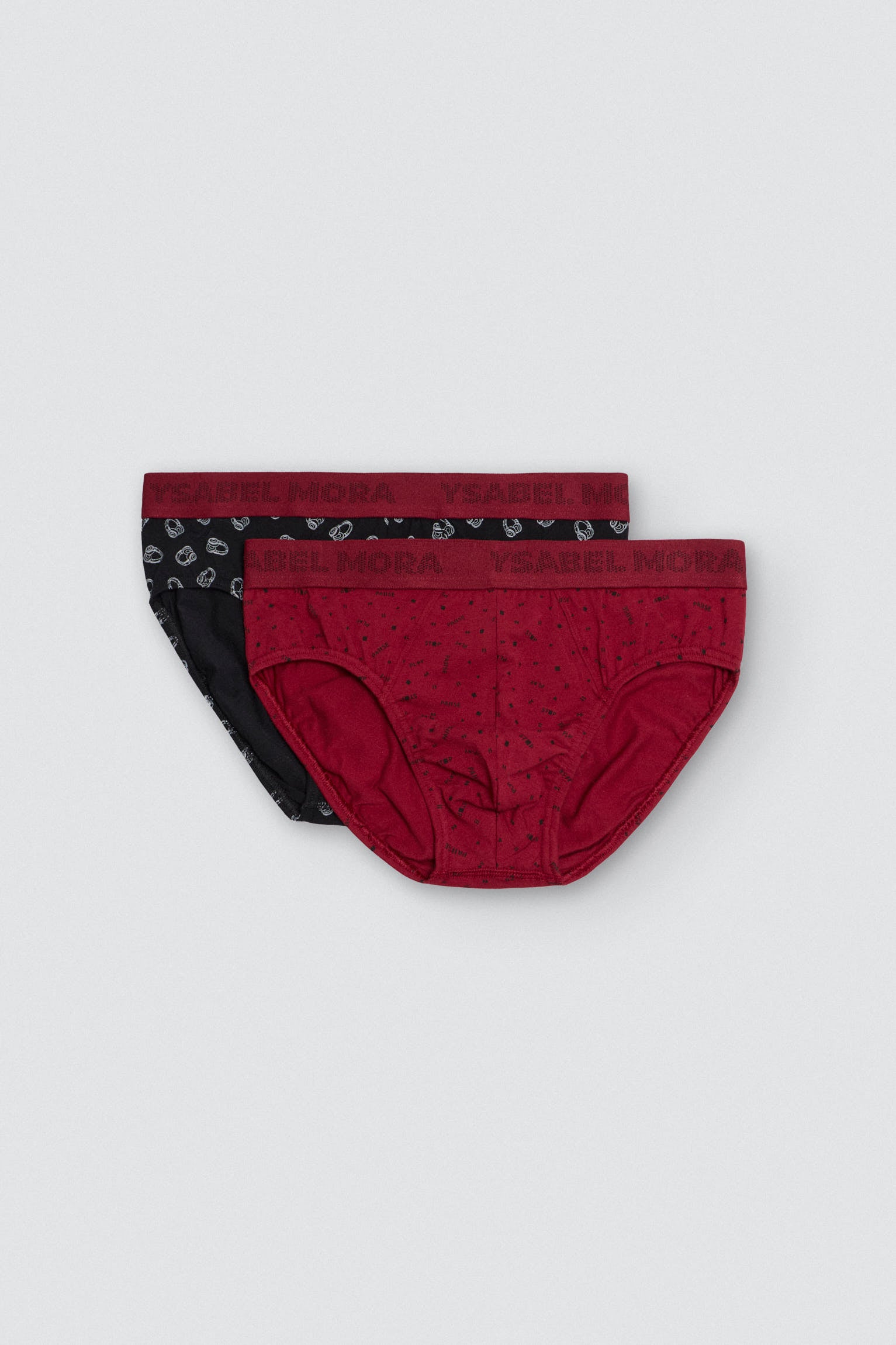 Lot de 6 slips en coton imprimés colorés
