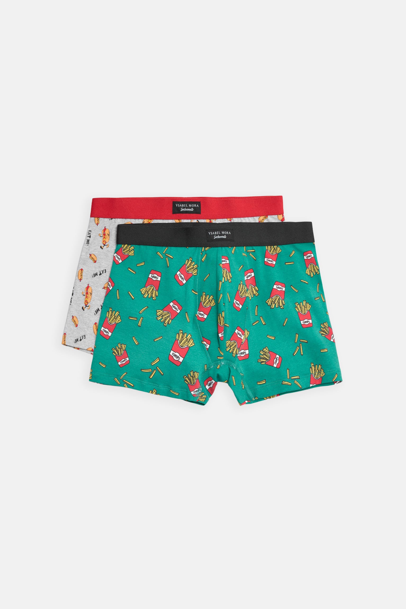Lot de 2 boxers Sockarrats à imprimé alimentaire