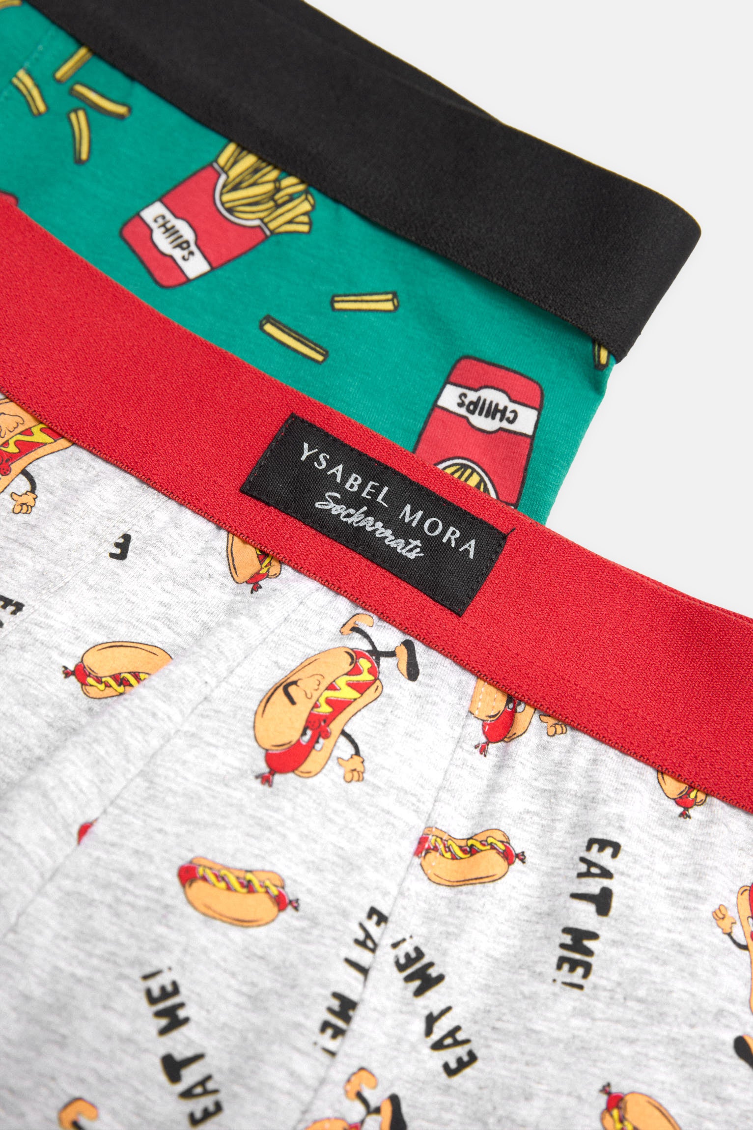 Lot de 2 boxers Sockarrats à imprimé alimentaire