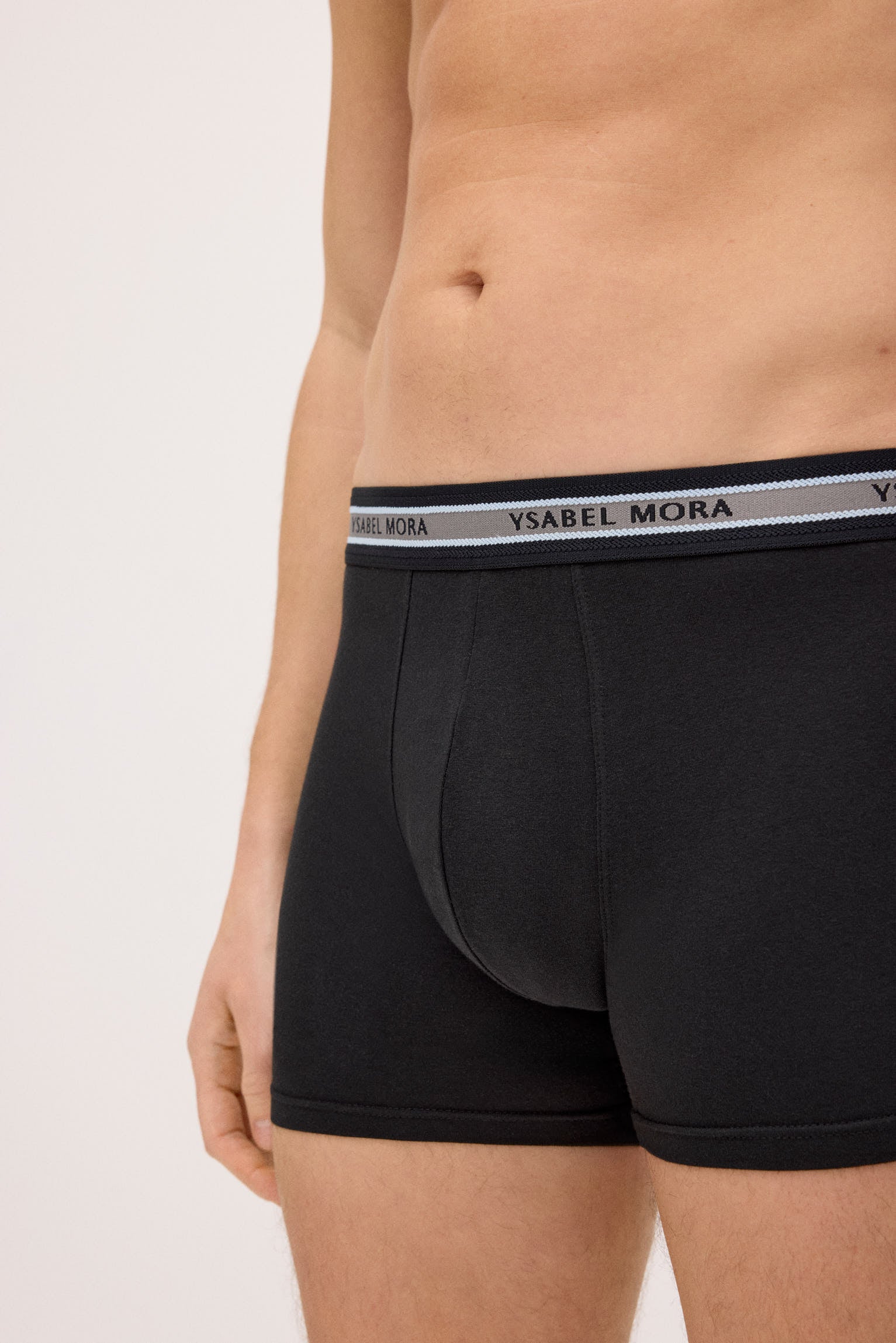 Lot de 3 boxers noirs basiques unis