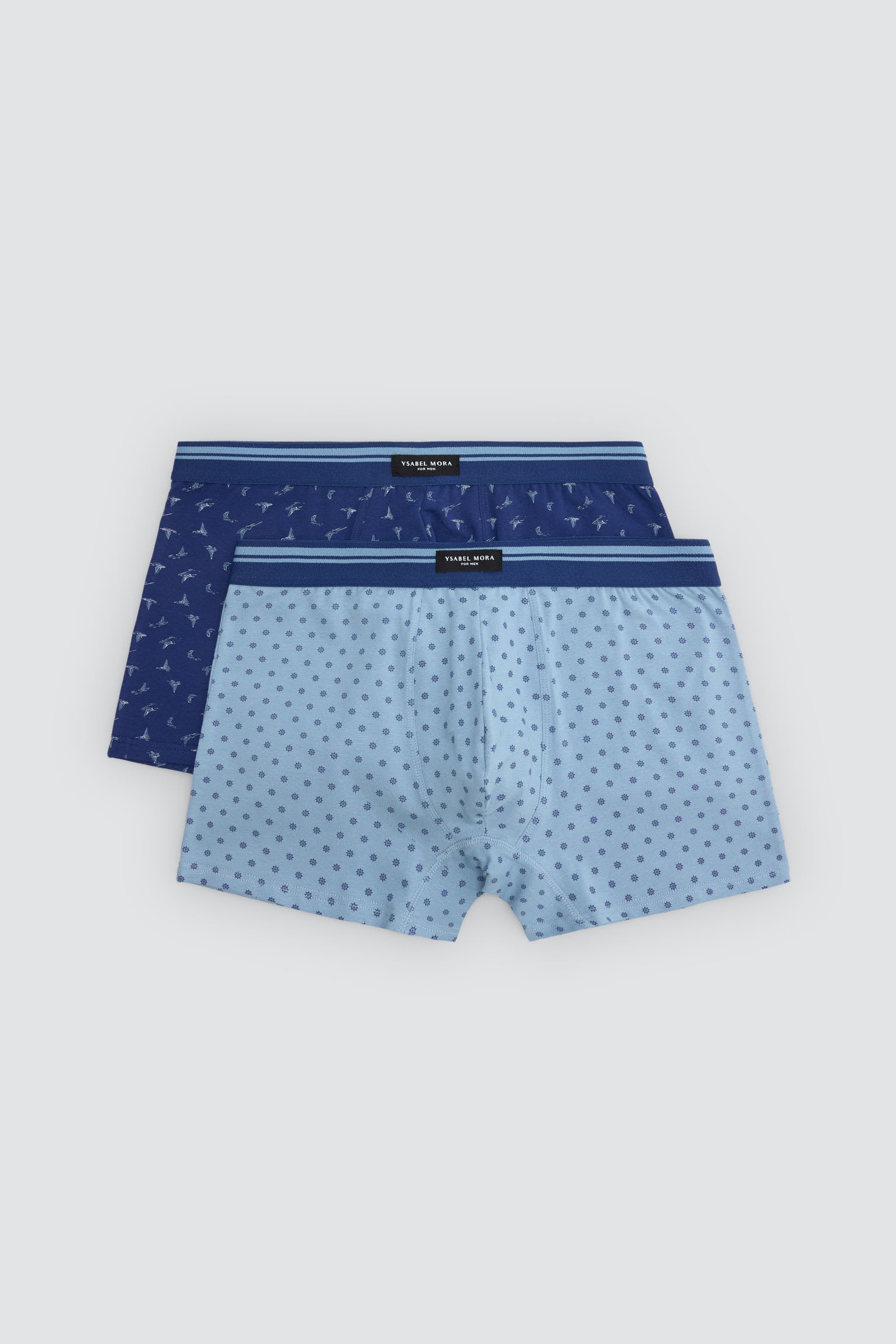 Lot de 2 boxers à motifs nautiques