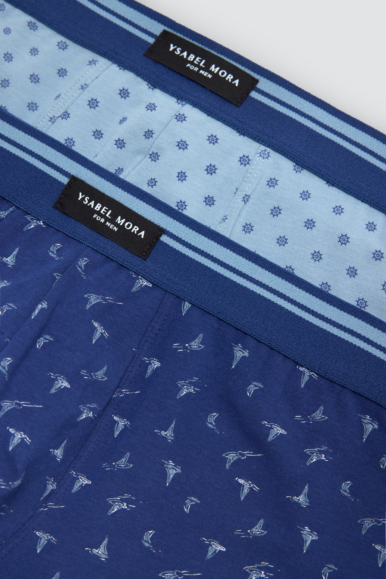 Lot de 2 boxers à motifs nautiques
