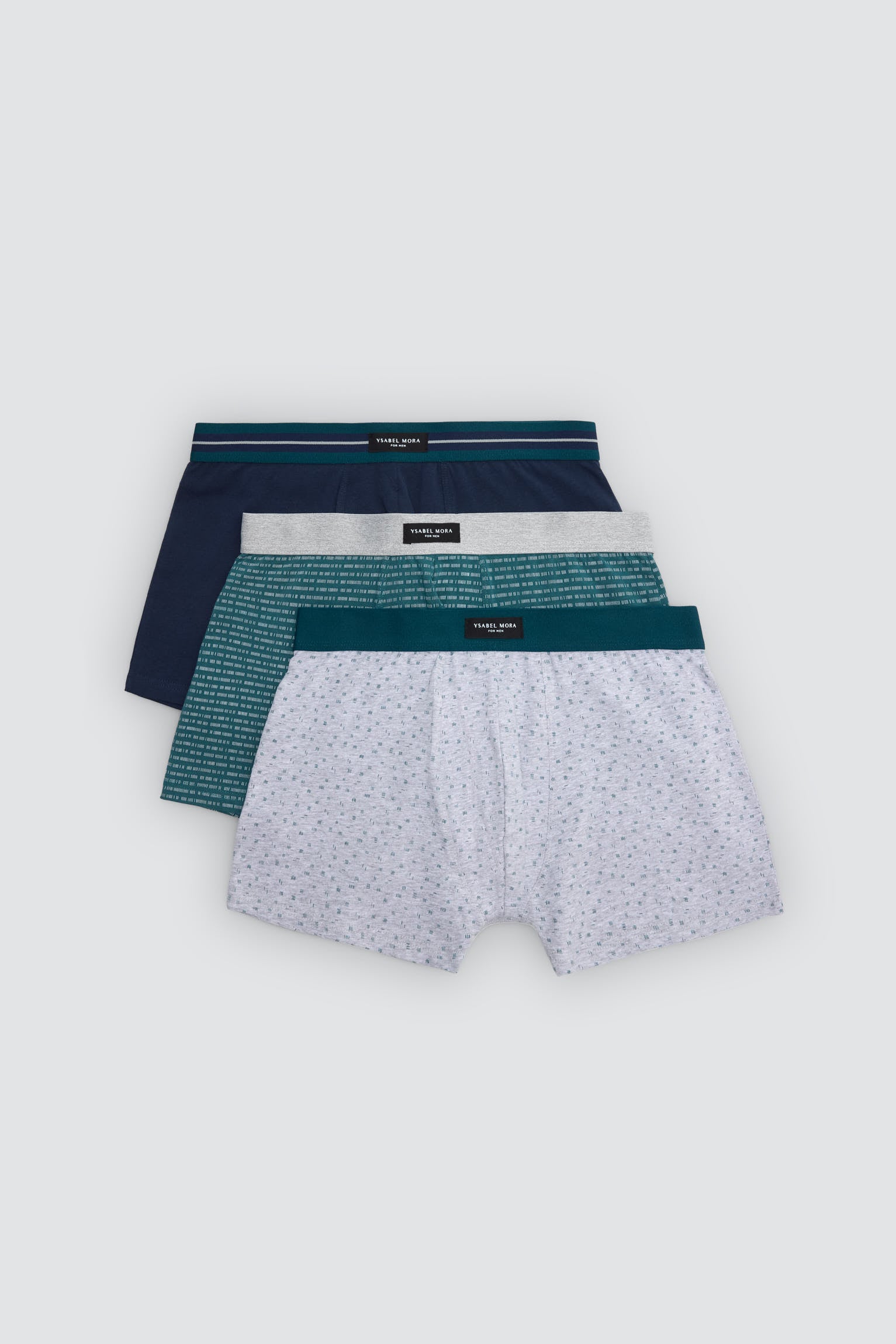Lot de 3 boxers à imprimé minimaliste