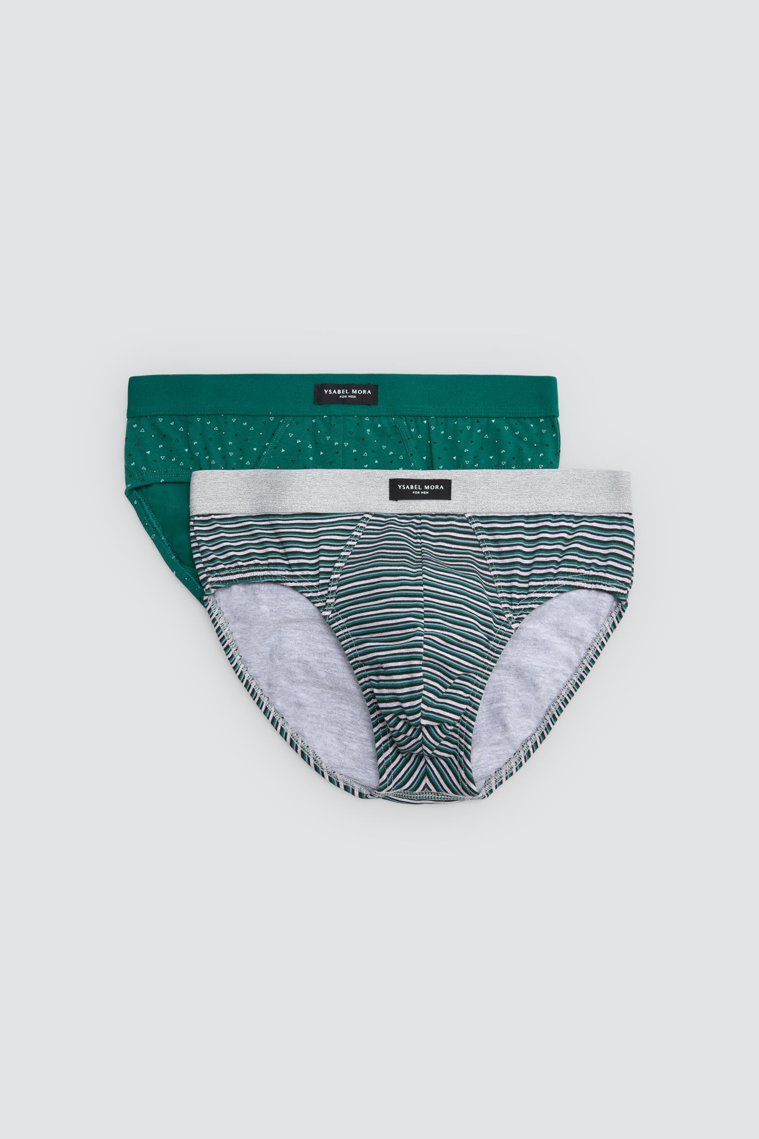 Lot de 2 slips à imprimé géométrique