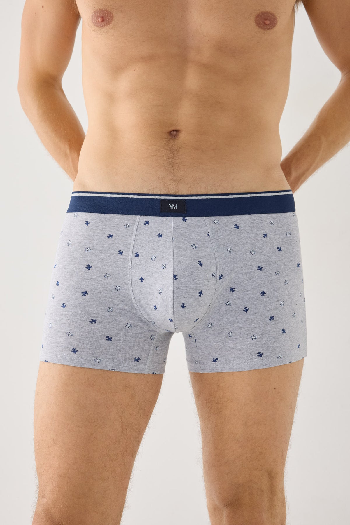 Pack 2 bóxers algodón estampado montañas y motivos geométricos - Ysabel Mora