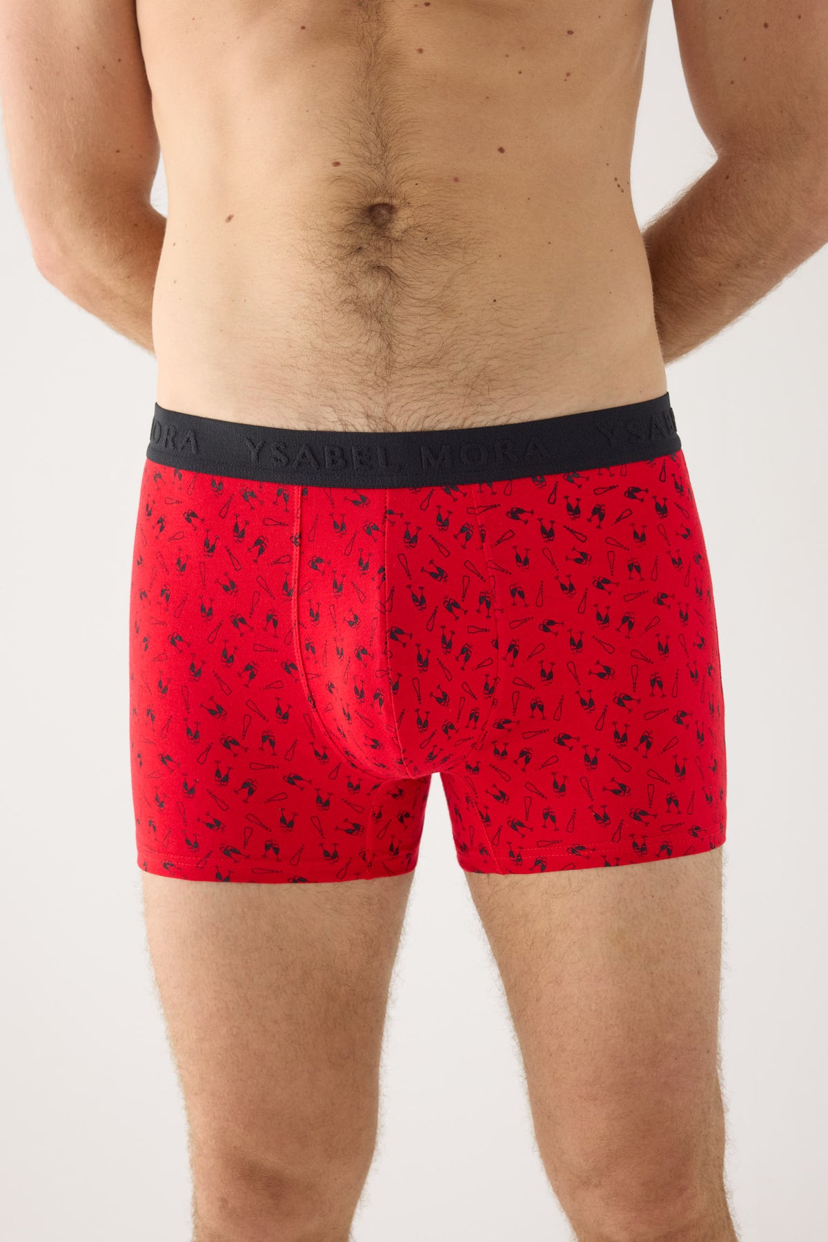 Calzoncillos bóxer estampado copas de champagne - Ysabel Mora