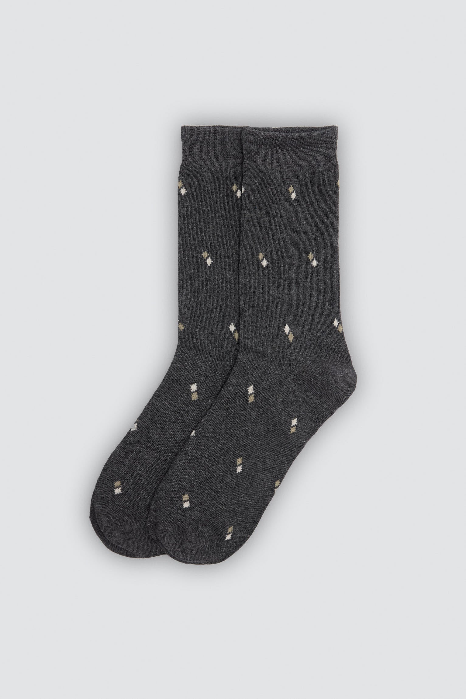 Lot de 3 chaussettes imprimé motifs géométriques