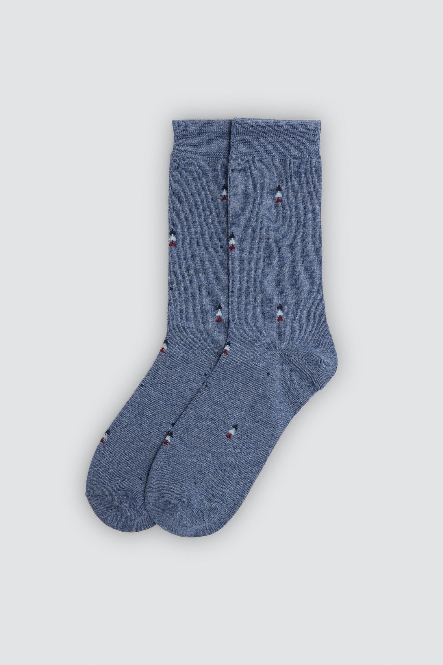 Lot de 3 chaussettes imprimé motifs géométriques