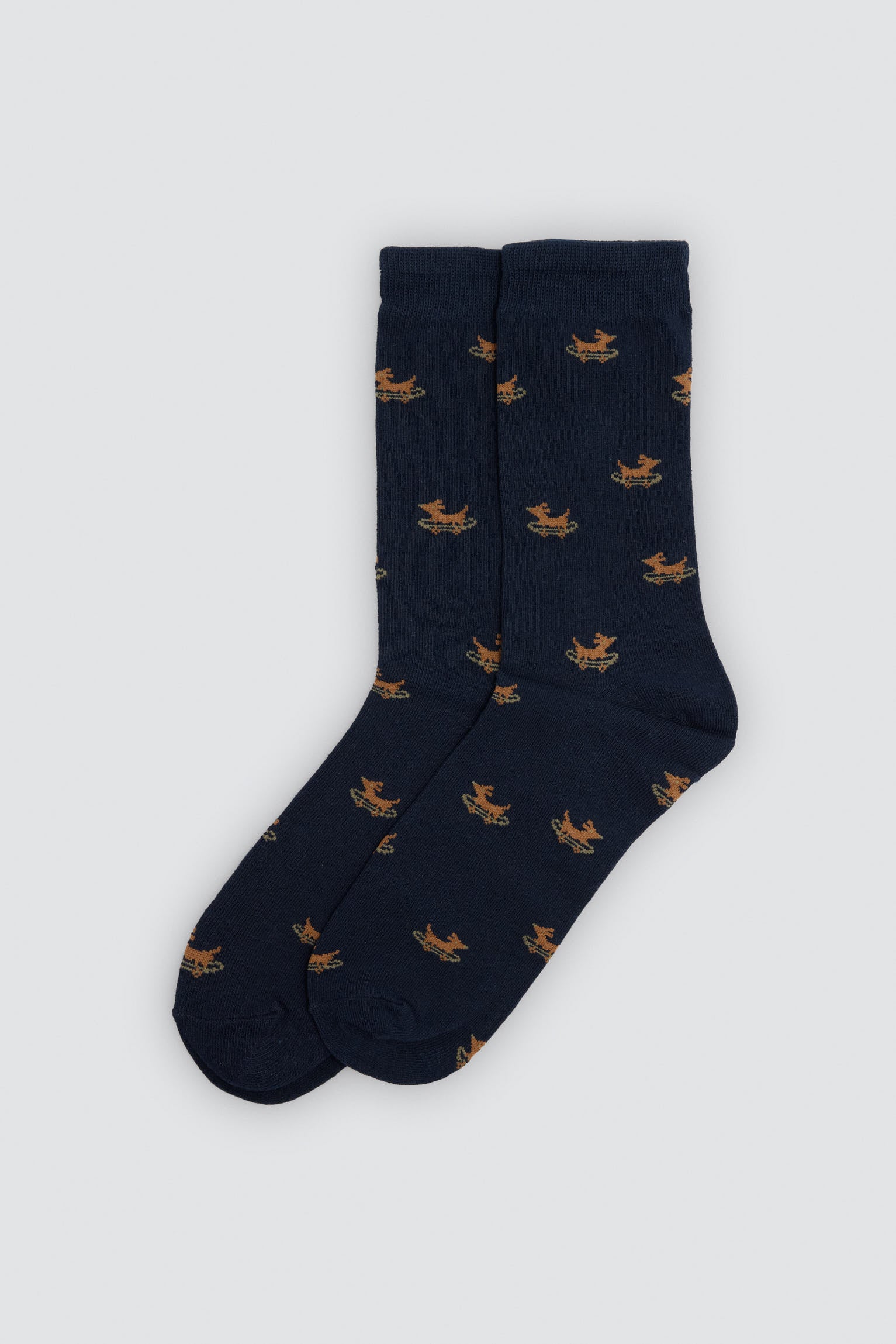 Lot de 4 chaussettes imprimé animaux, guitares et fusées