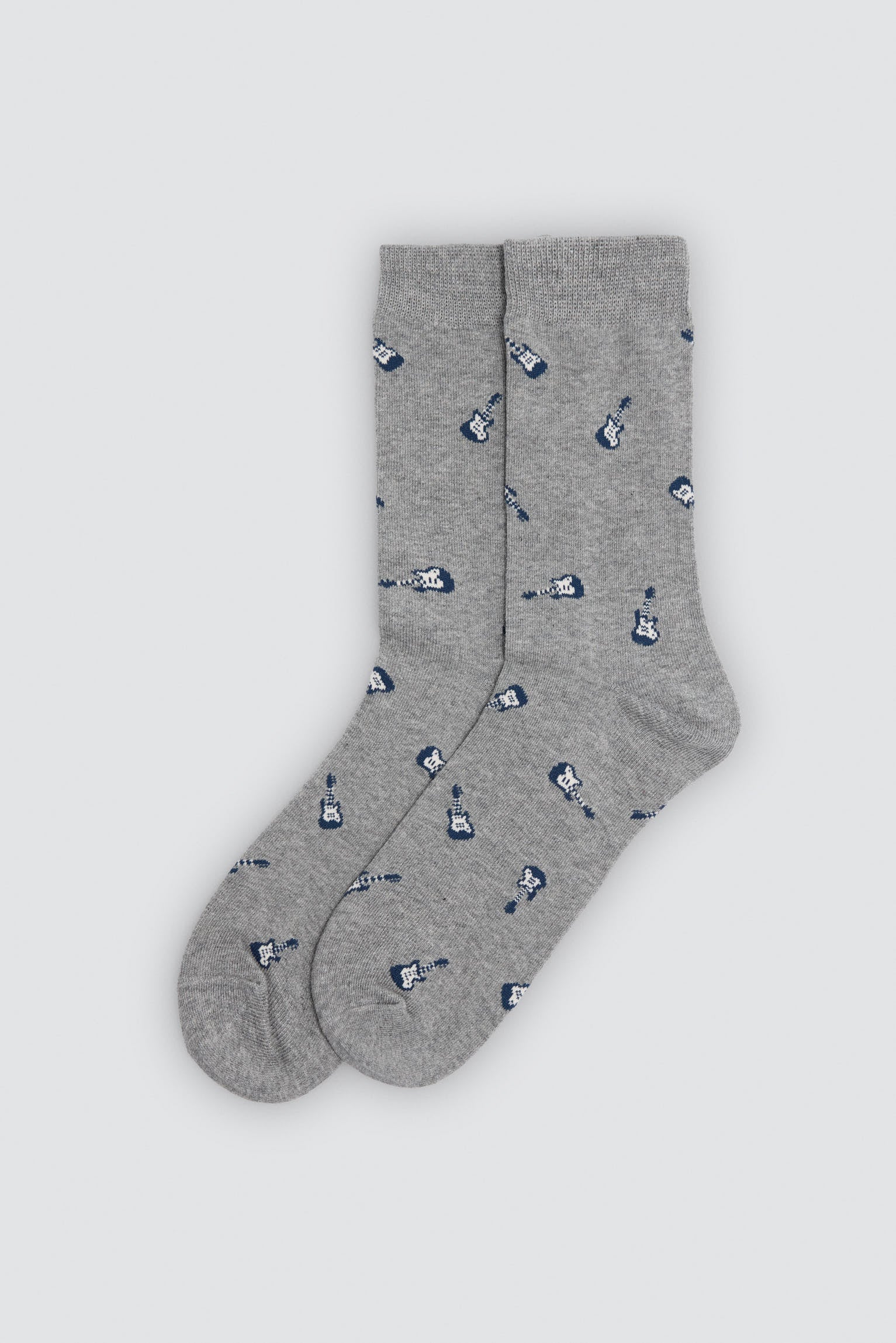 Lot de 4 chaussettes imprimé animaux, guitares et fusées