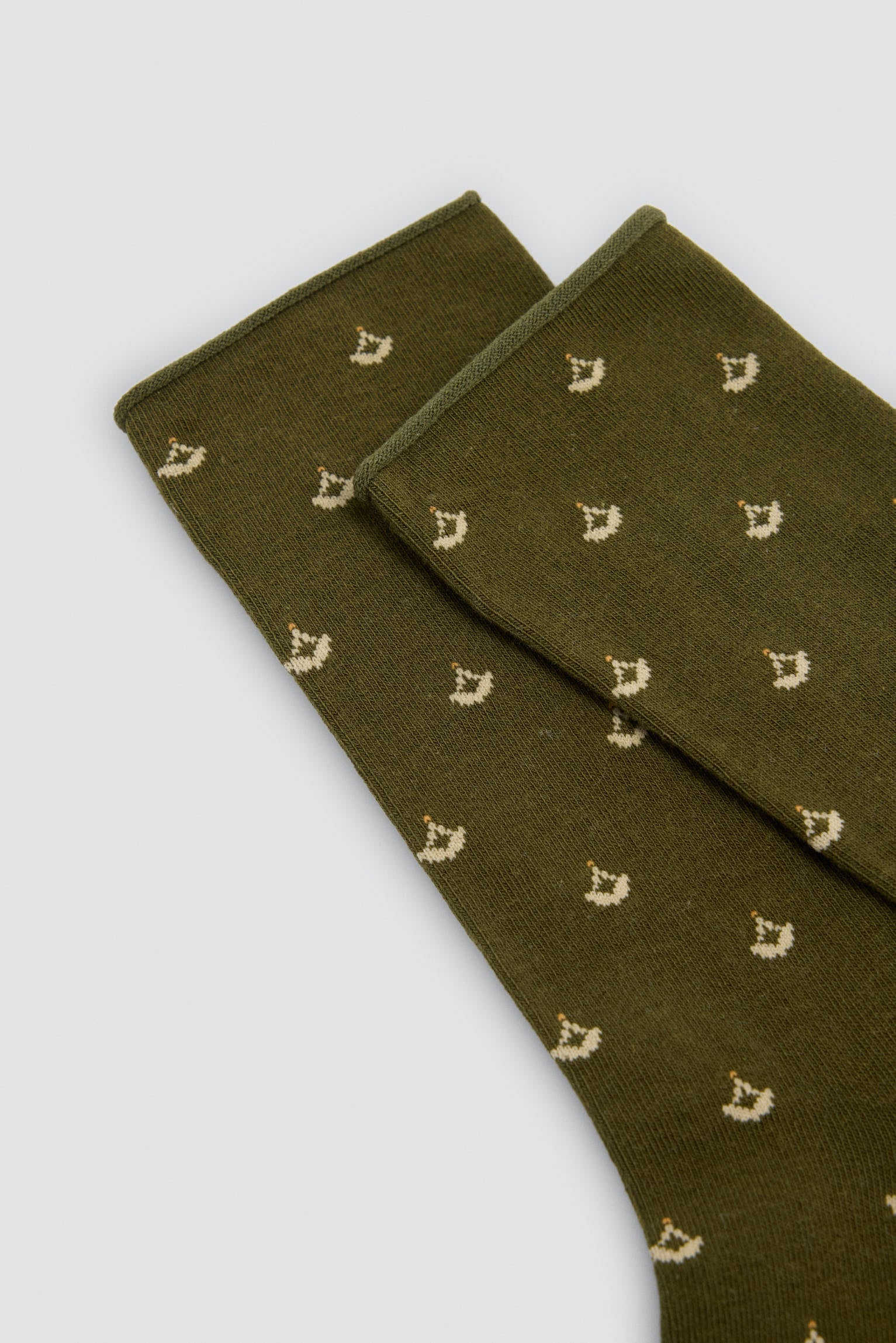 Lot de 3 chaussettes sans bord imprimé motifs minimalistes et vélos
