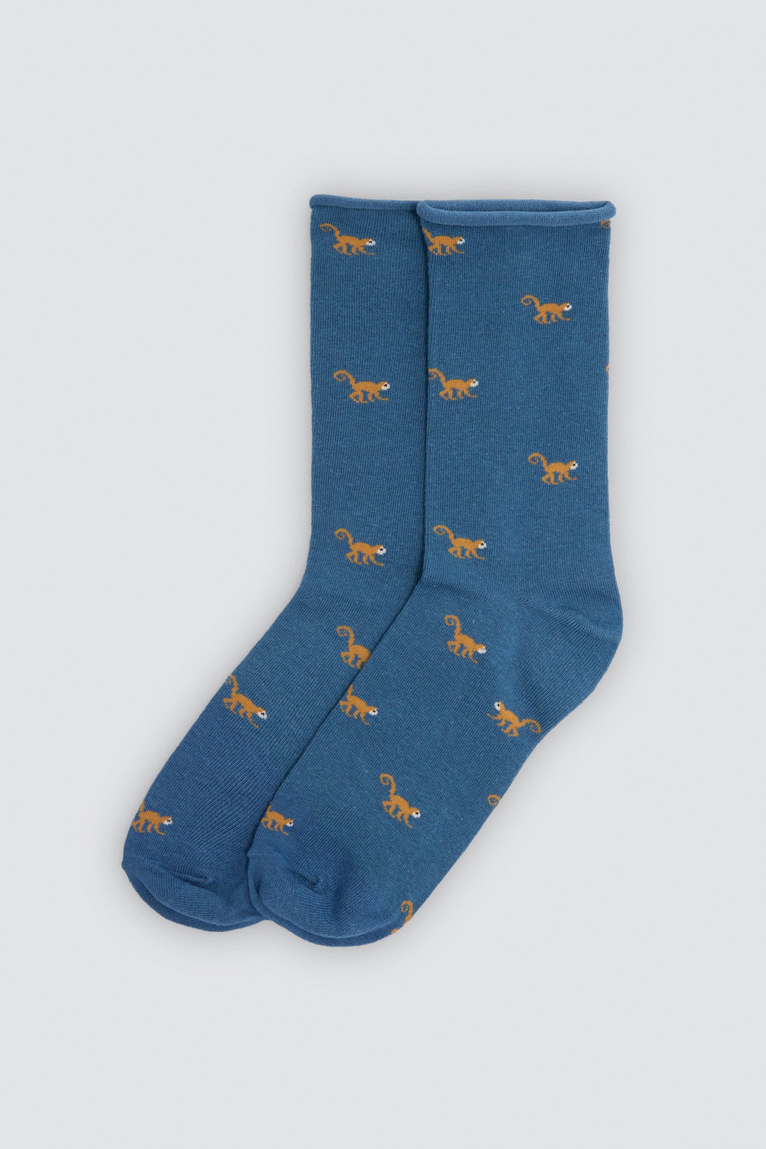 Lot de 4 chaussettes sans bord imprimé animaux