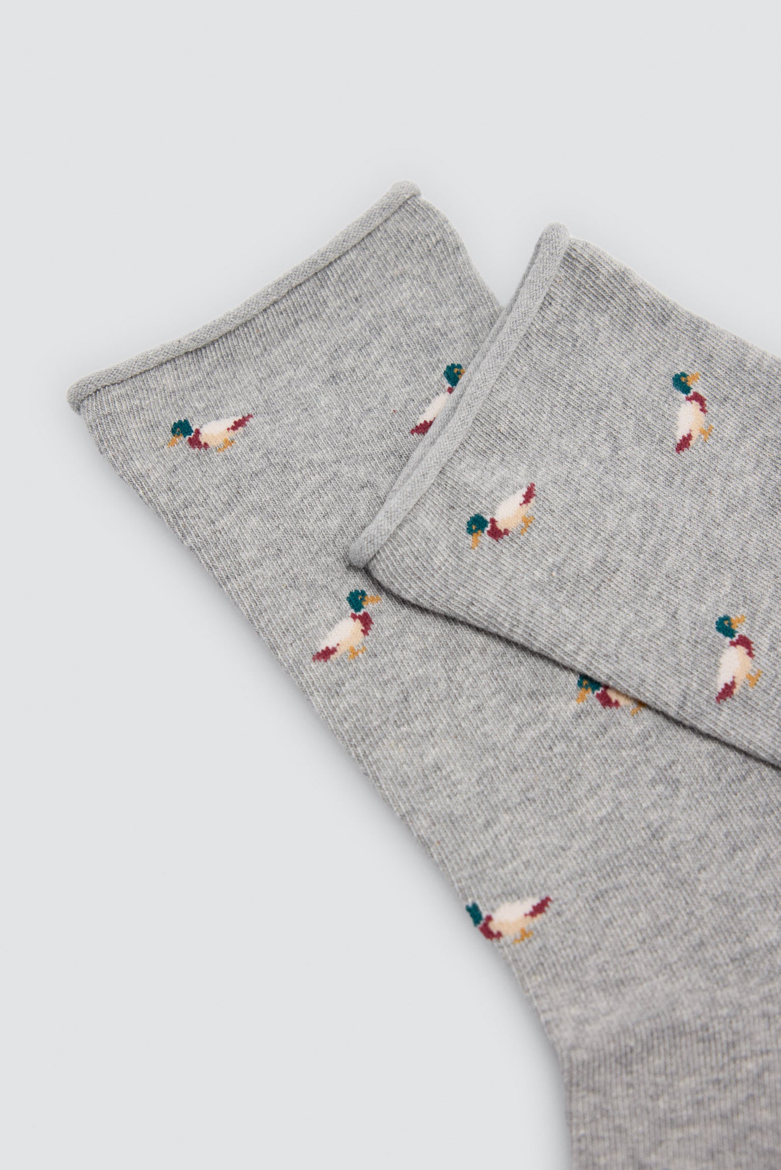 Lot de 4 chaussettes sans bord imprimé animaux