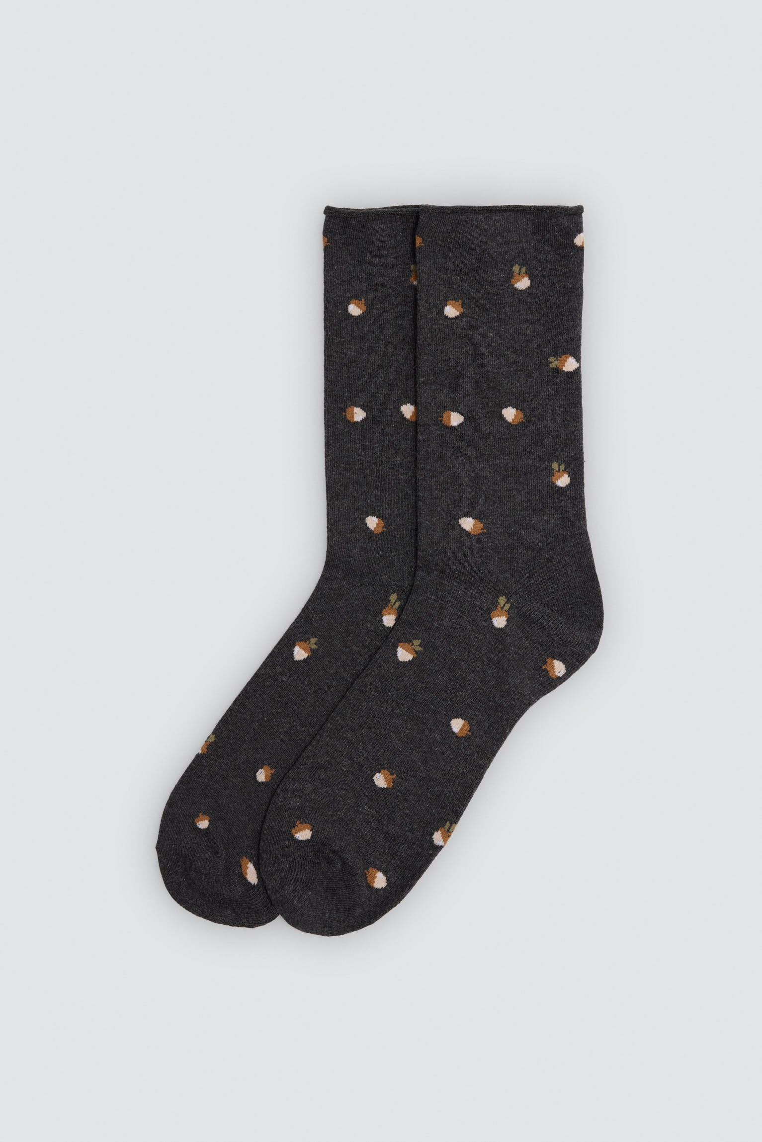 Lot de 4 chaussettes sans bord imprimé motifs naturels