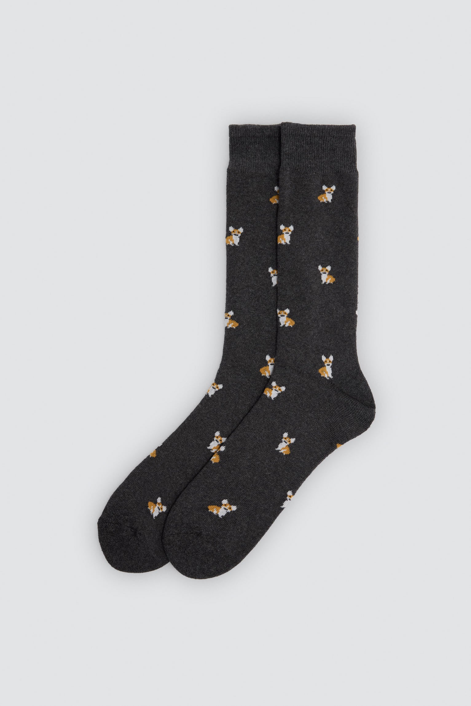 Lot de 4 chaussettes thermiques imprimés variés animaux et rayures