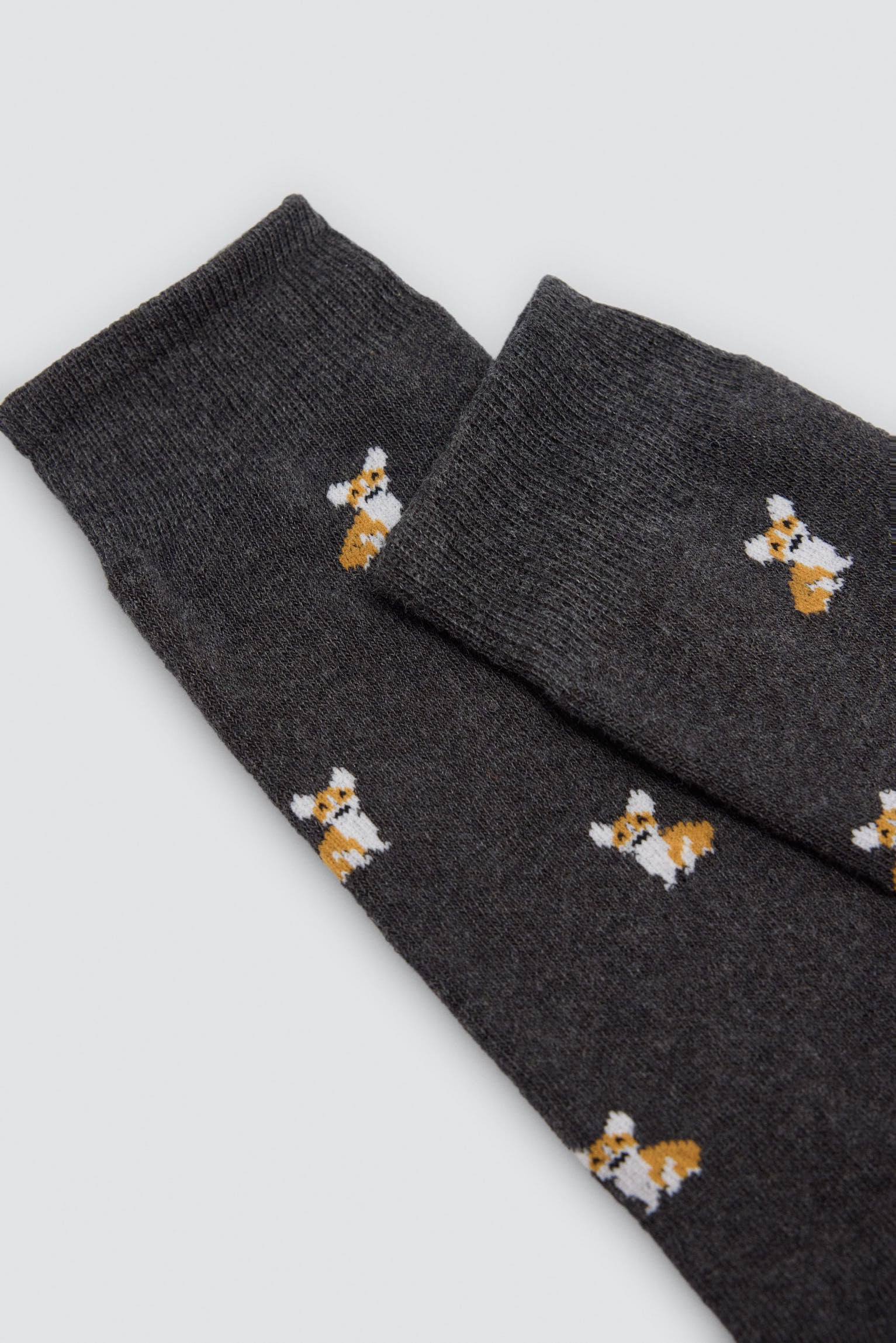 Lot de 4 chaussettes thermiques imprimés variés animaux et rayures