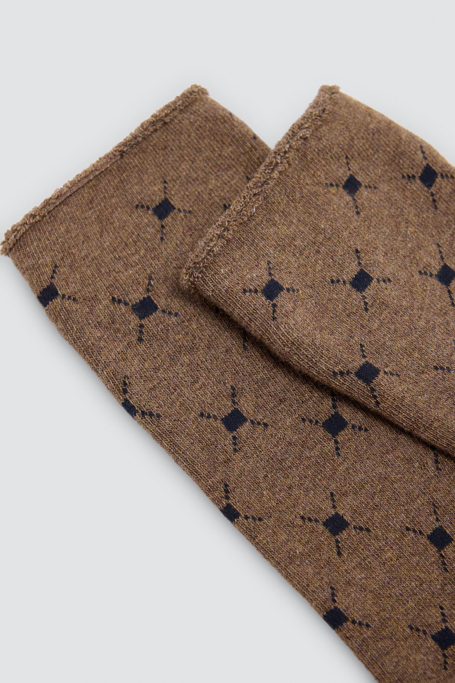 Lot de 3 chaussettes thermiques sans bord imprimées variées