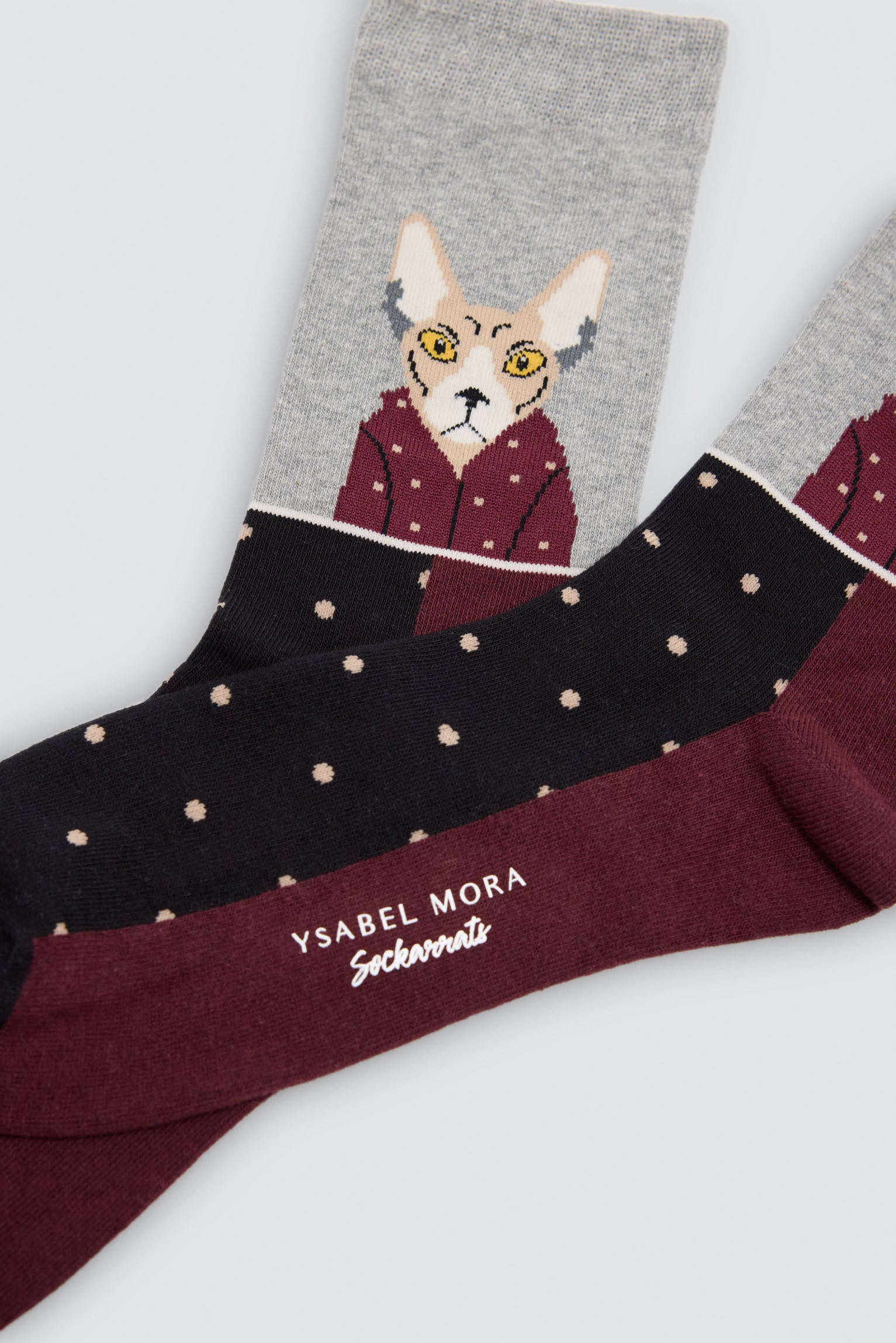 Lot de 4 chaussettes Sockarrats imprimé animaux amusants