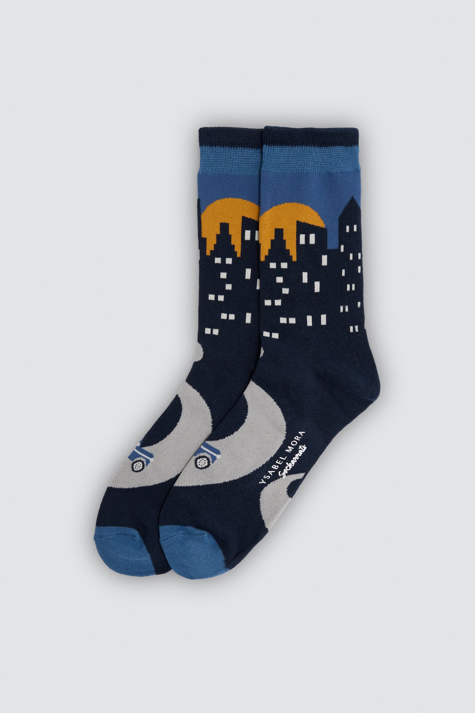 Lot de 4 chaussettes Sockarrats imprimé paysages colorés