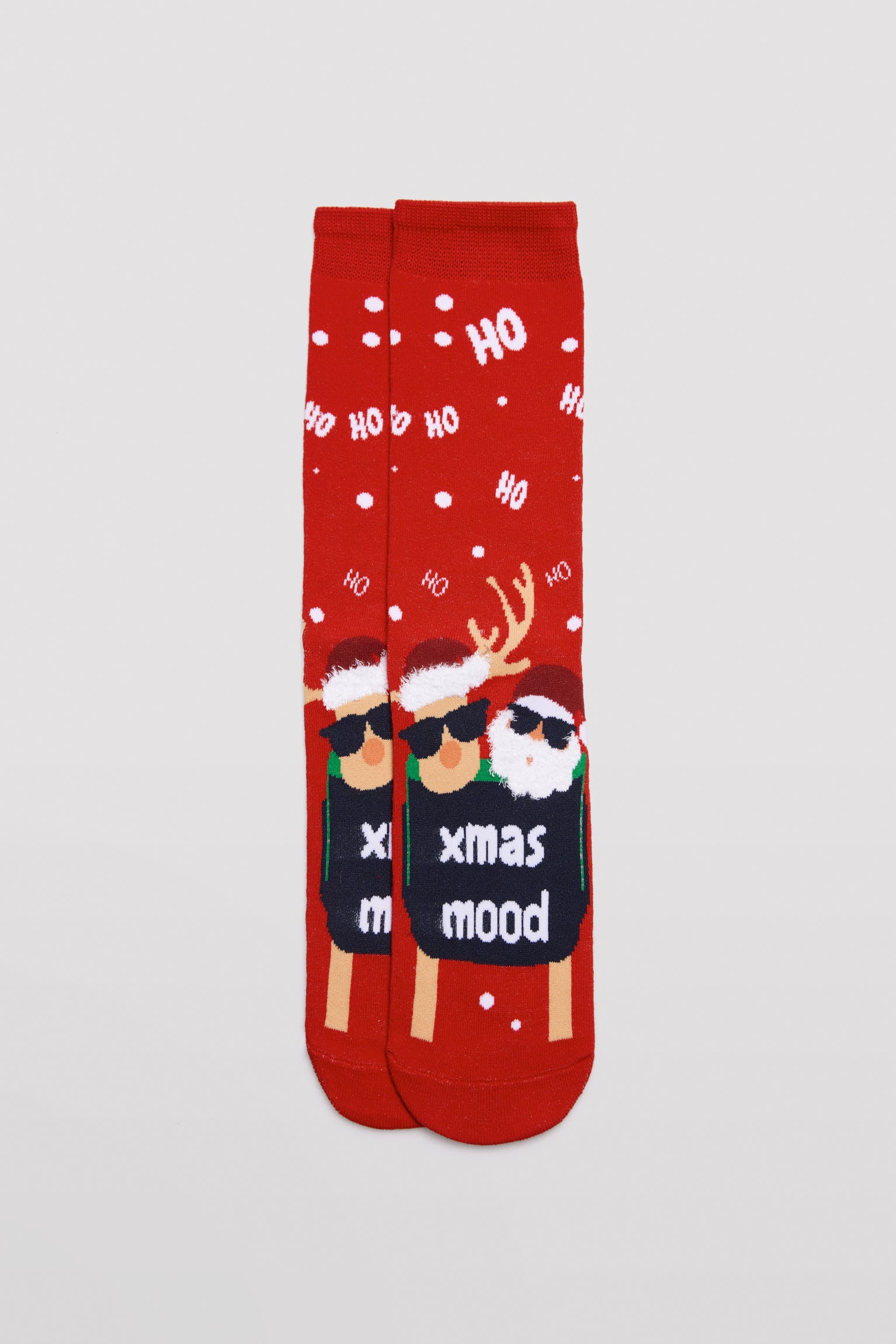 22172KIT-3-calcetines-navidad-hombre-ysabel-mora - Rojo