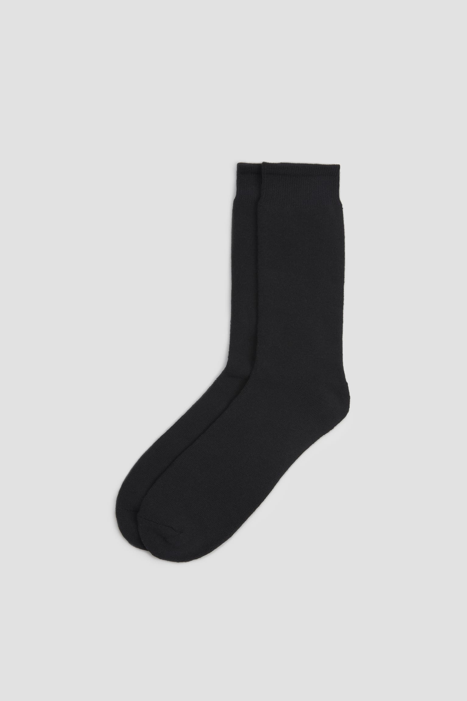 Chaussettes thermiques en éponge noire