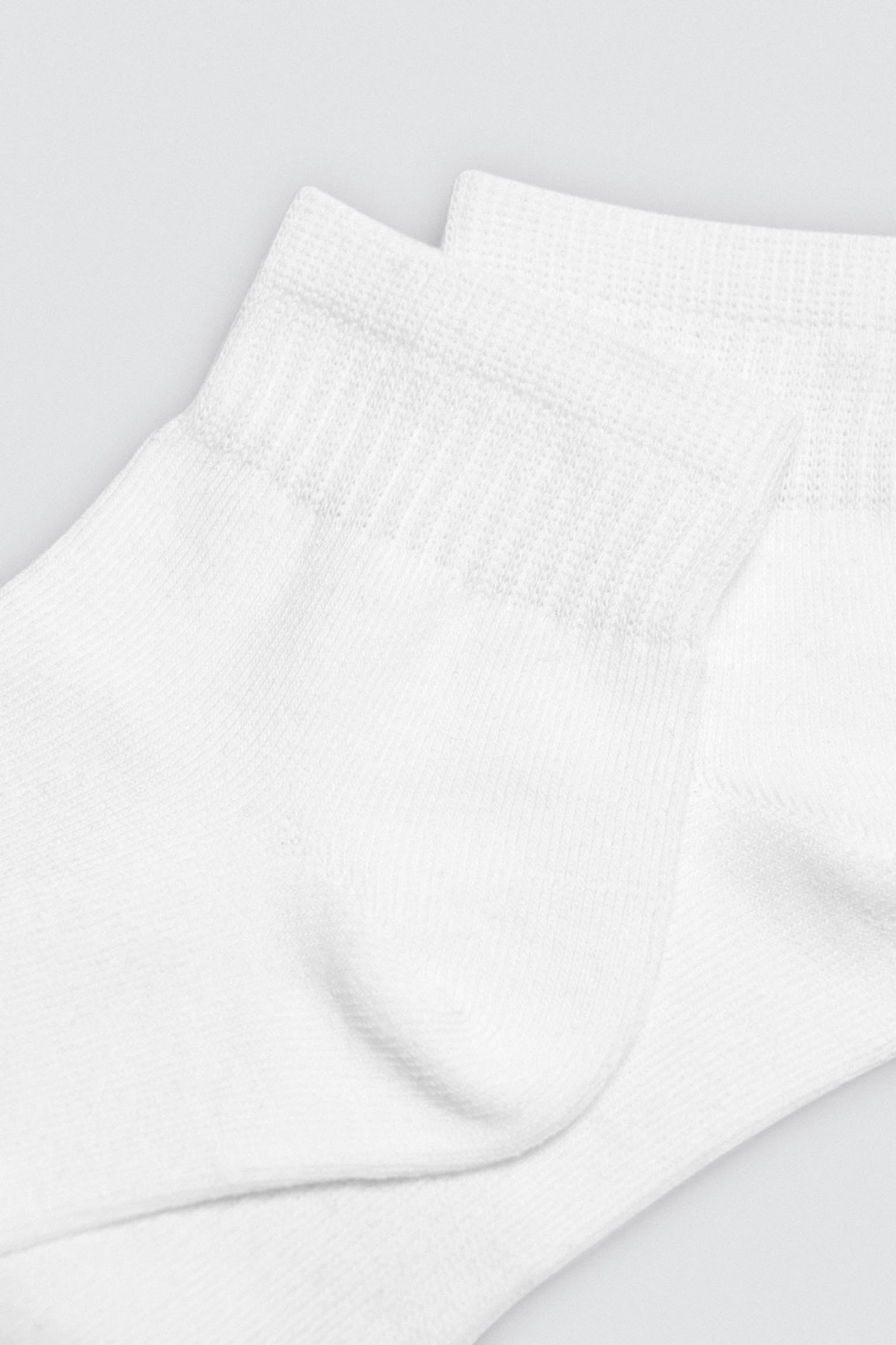 Lot de 5 chaussettes basiques blanches