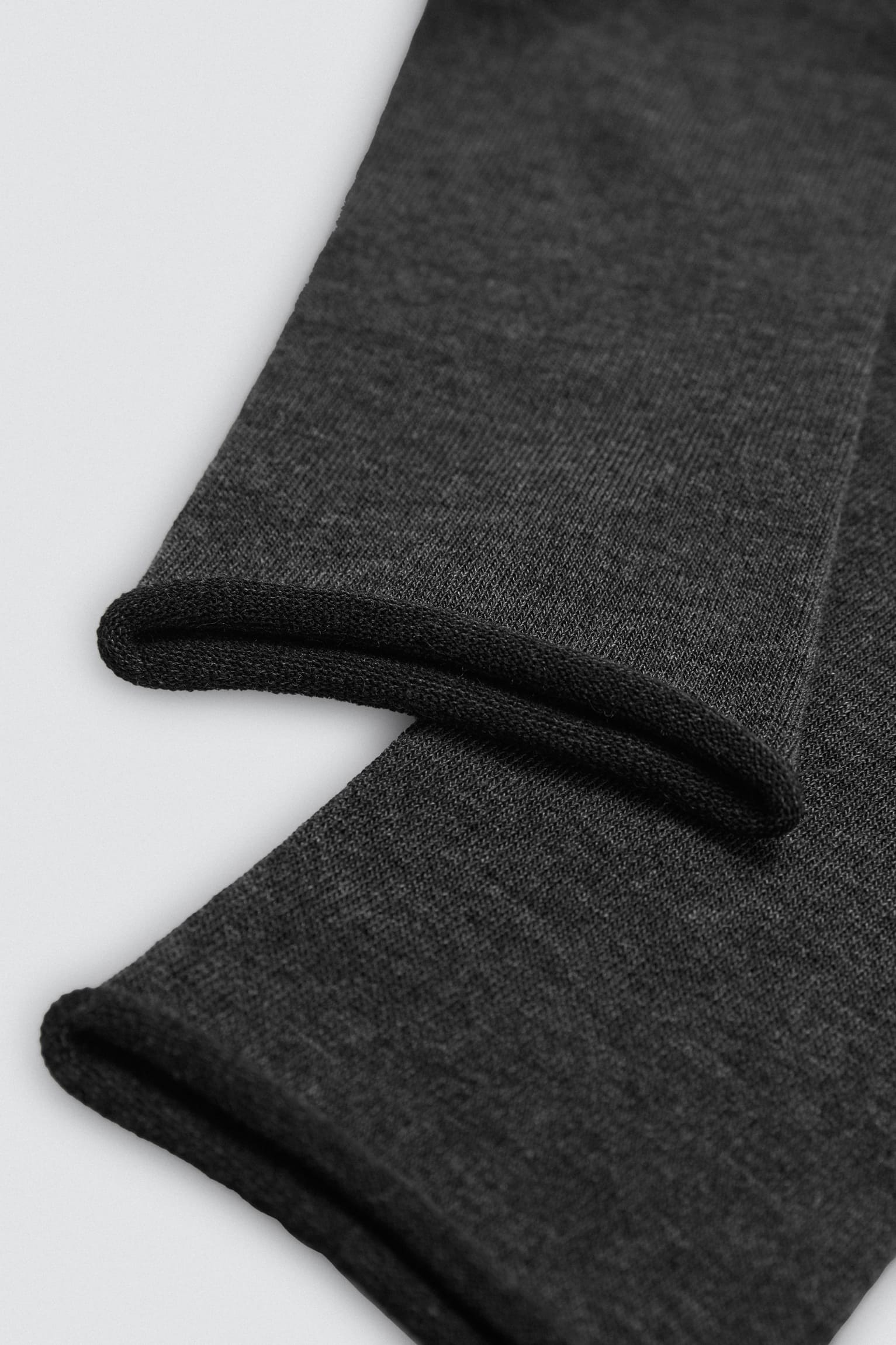 Lot de 3 chaussettes hautes en bambou sans revers aux couleurs neutres