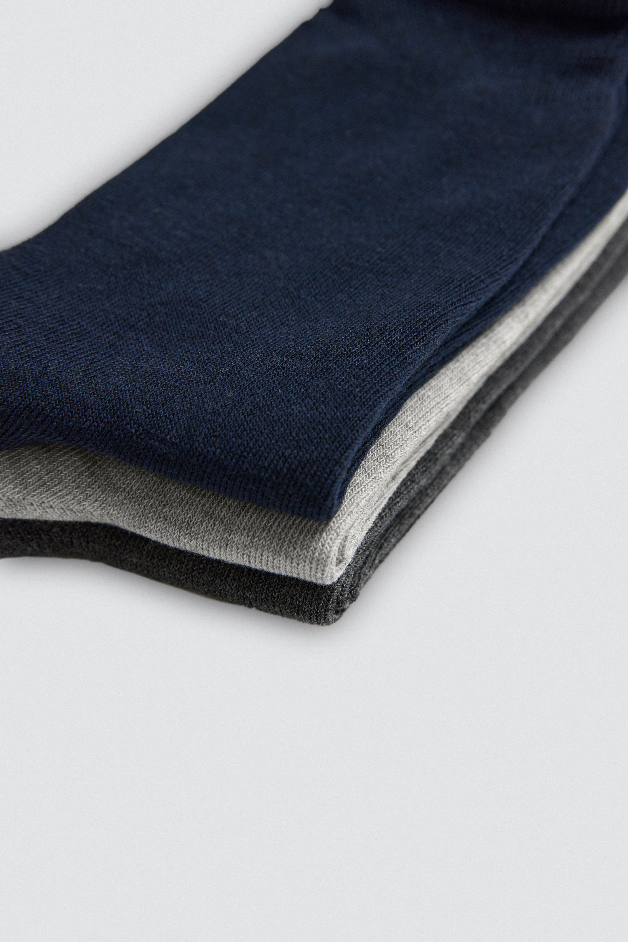 Lot de 3 chaussettes basiques en bambou aux couleurs neutres