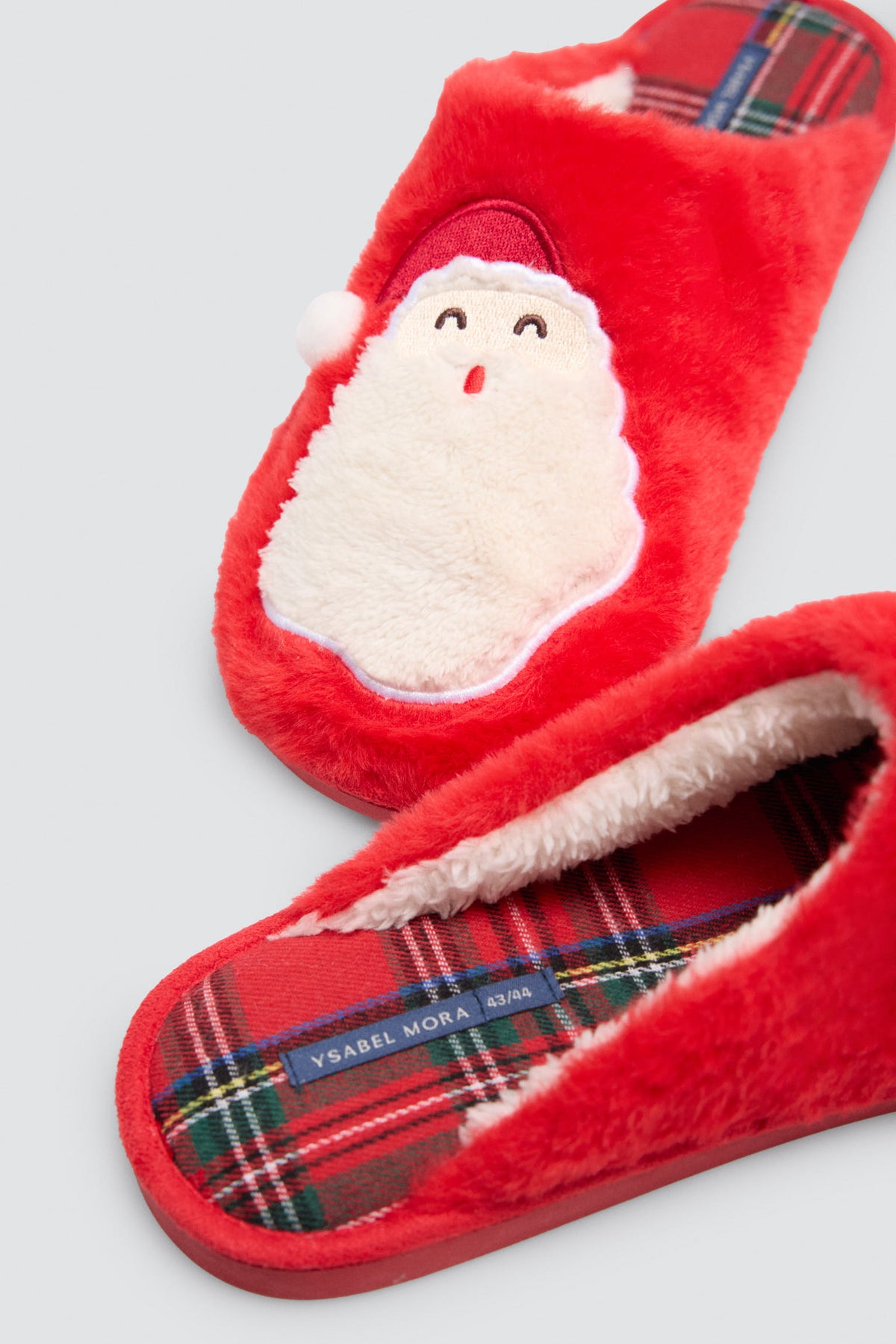 Zapatillas de casa navidad dibujo Papá Noel