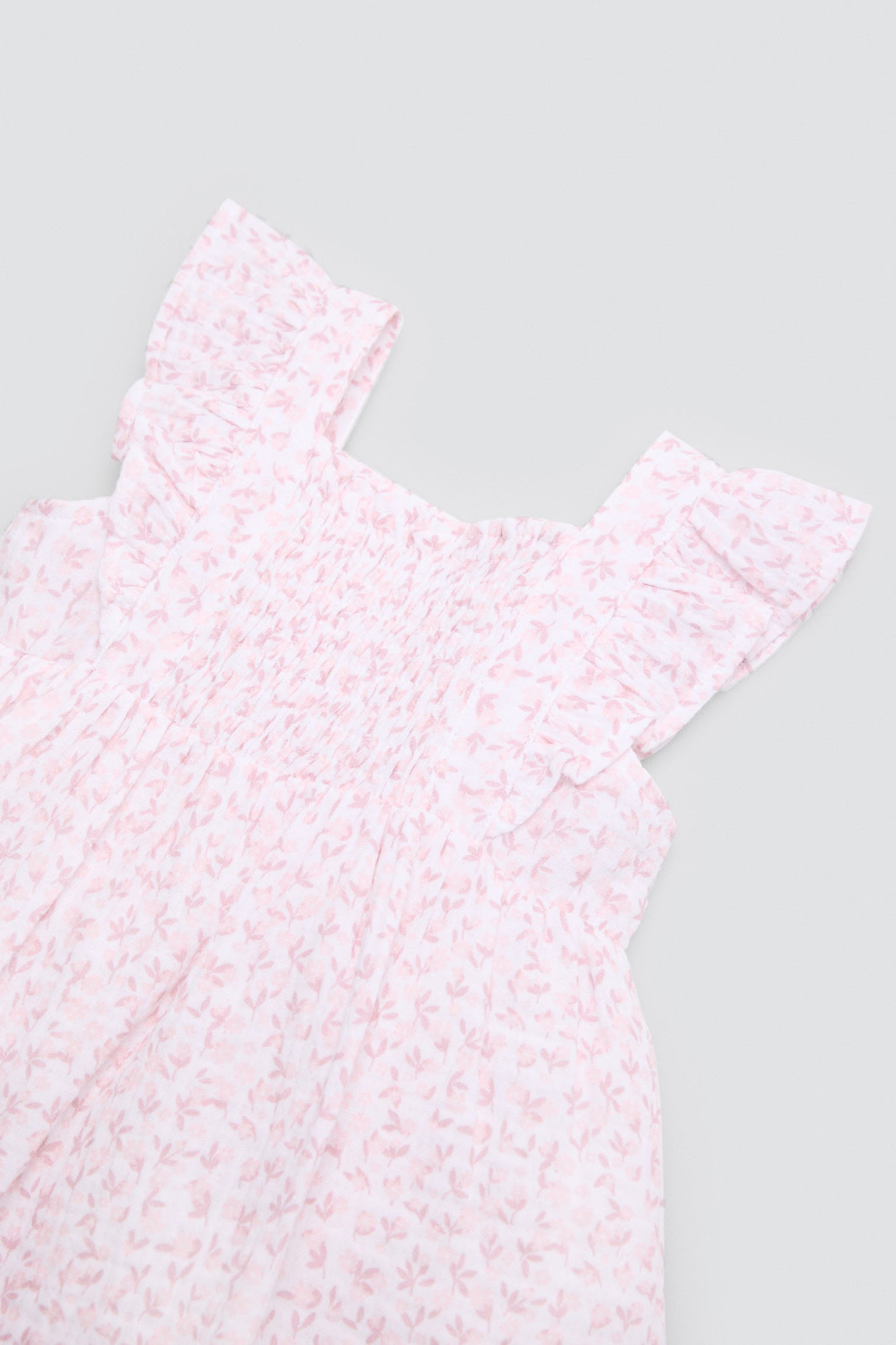 Vestido bebé sin mangas estampado floral - Ysabel Mora