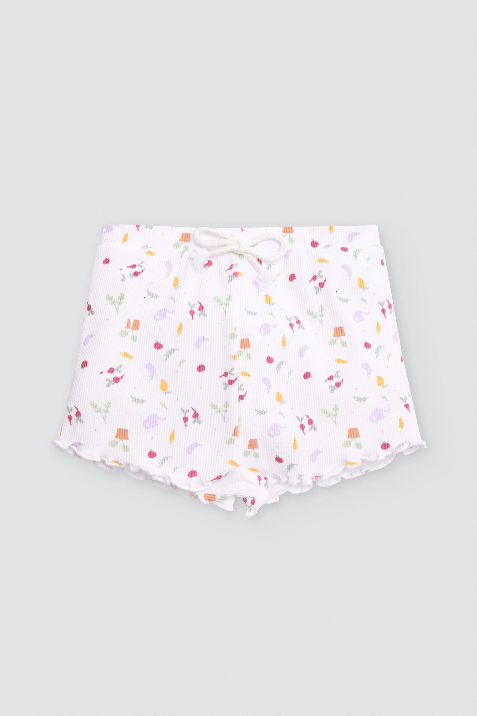 Conjunto bebé manga corta estampado verduras - Ysabel Mora