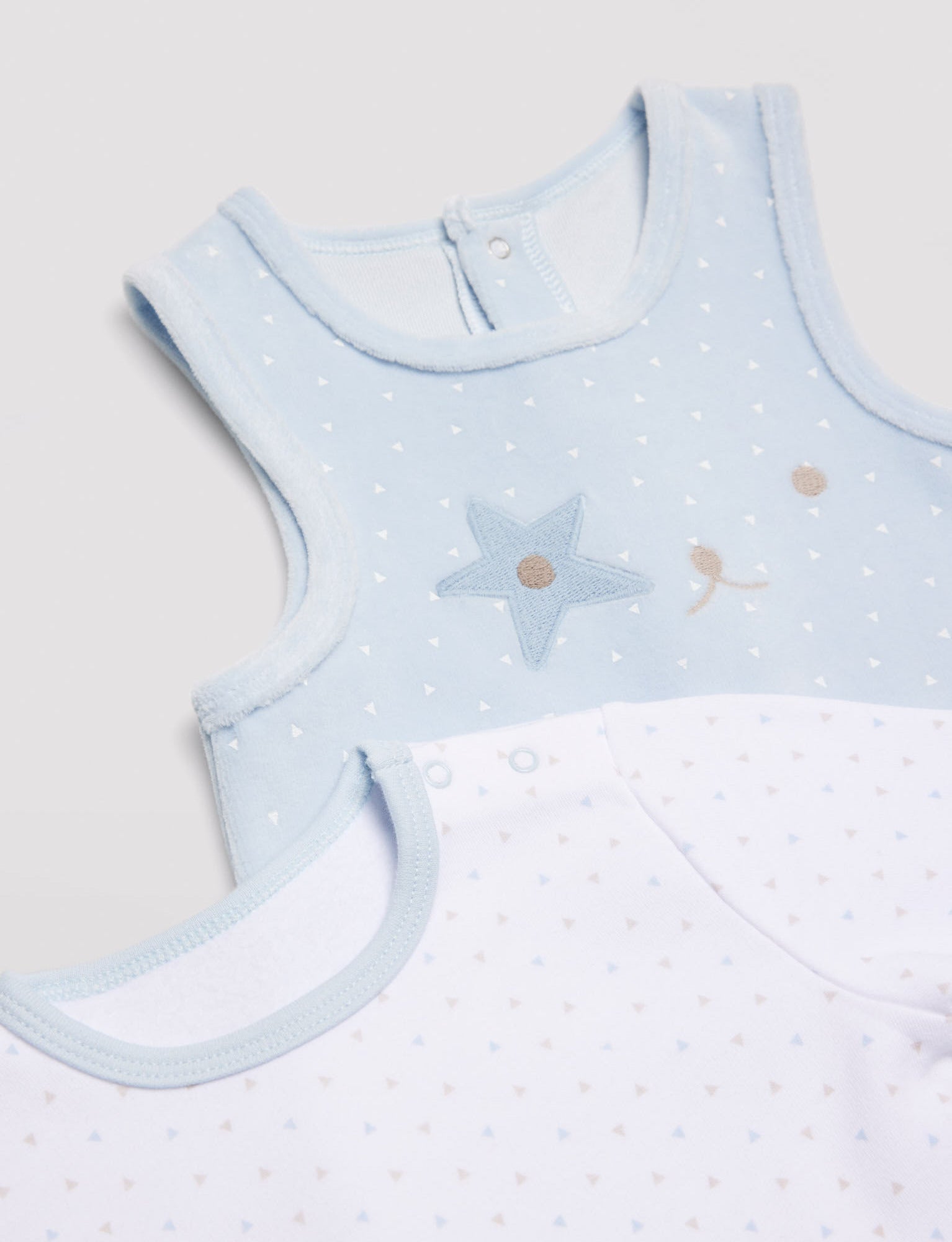 Ensemble t-shirt et legging bleu bébé