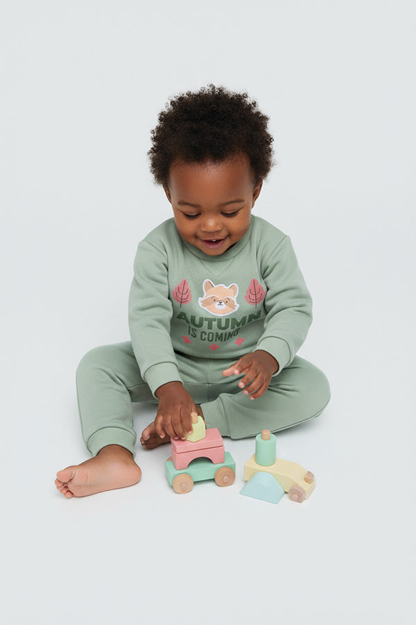 Ensemble sweat-shirt et jogging pour bébé Autumn Buddy