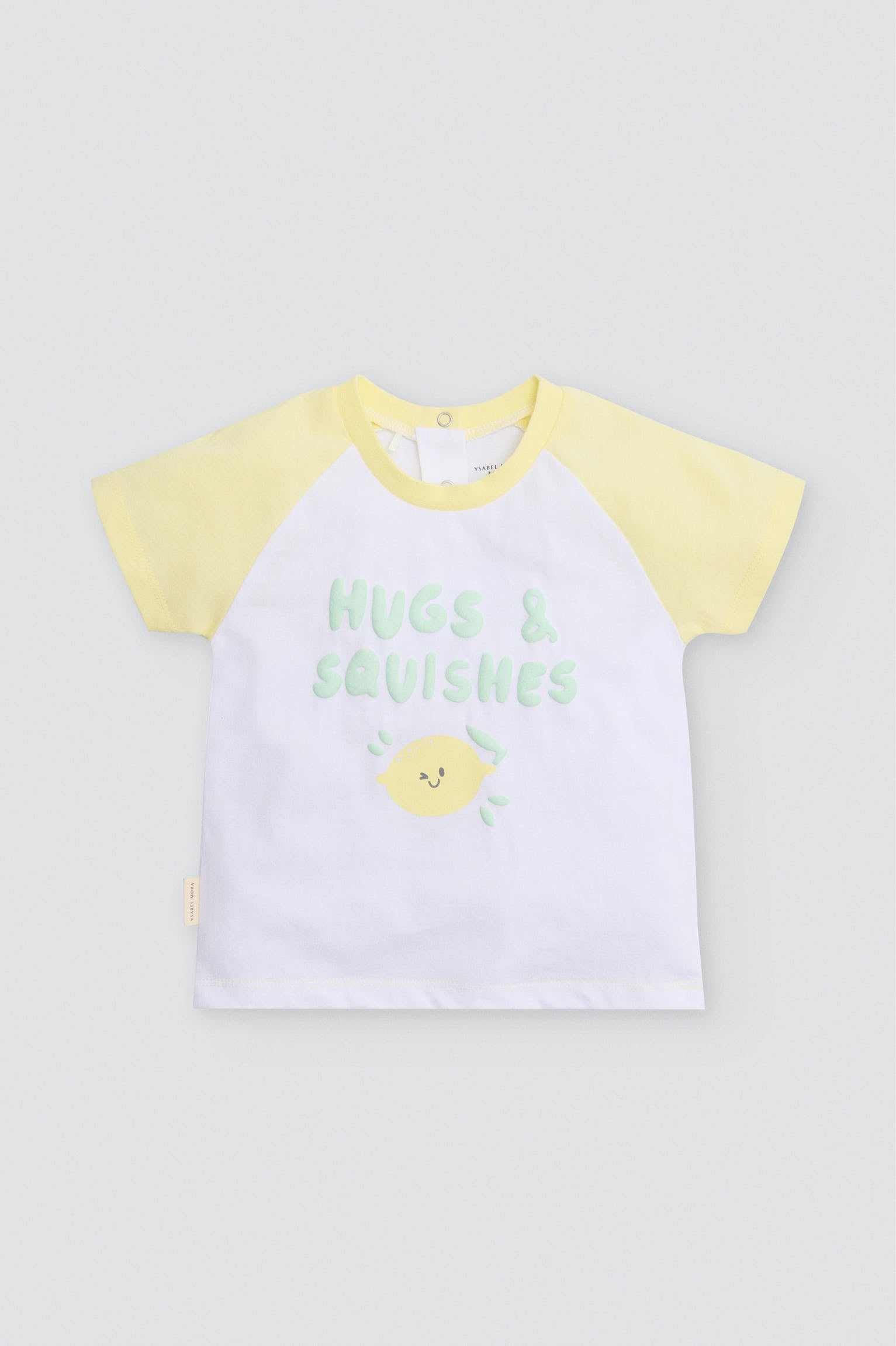 Conjunto bebé manga corta Hugs & Squishes - Ysabel Mora