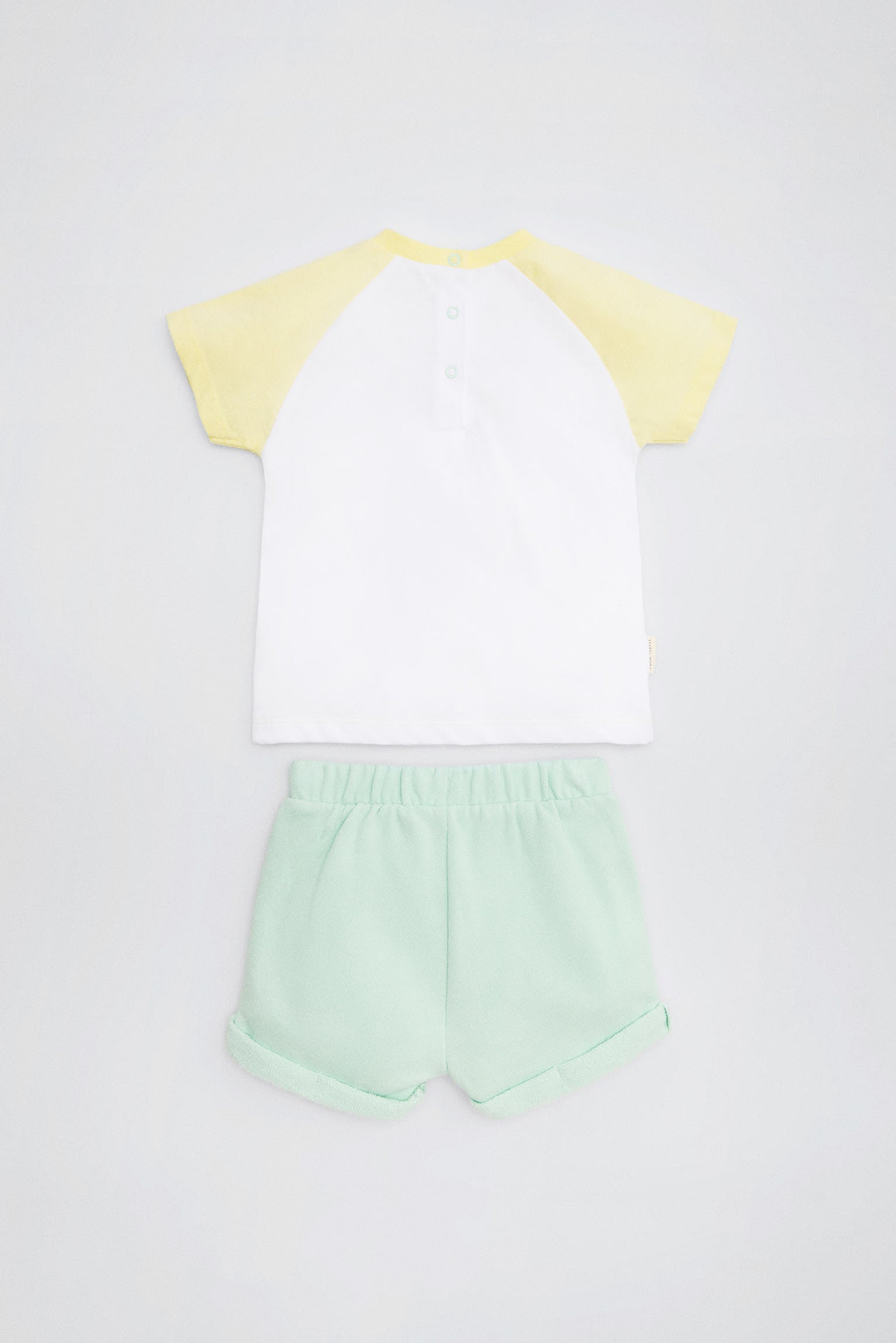 Conjunto bebé manga corta Hugs & Squishes - Ysabel Mora