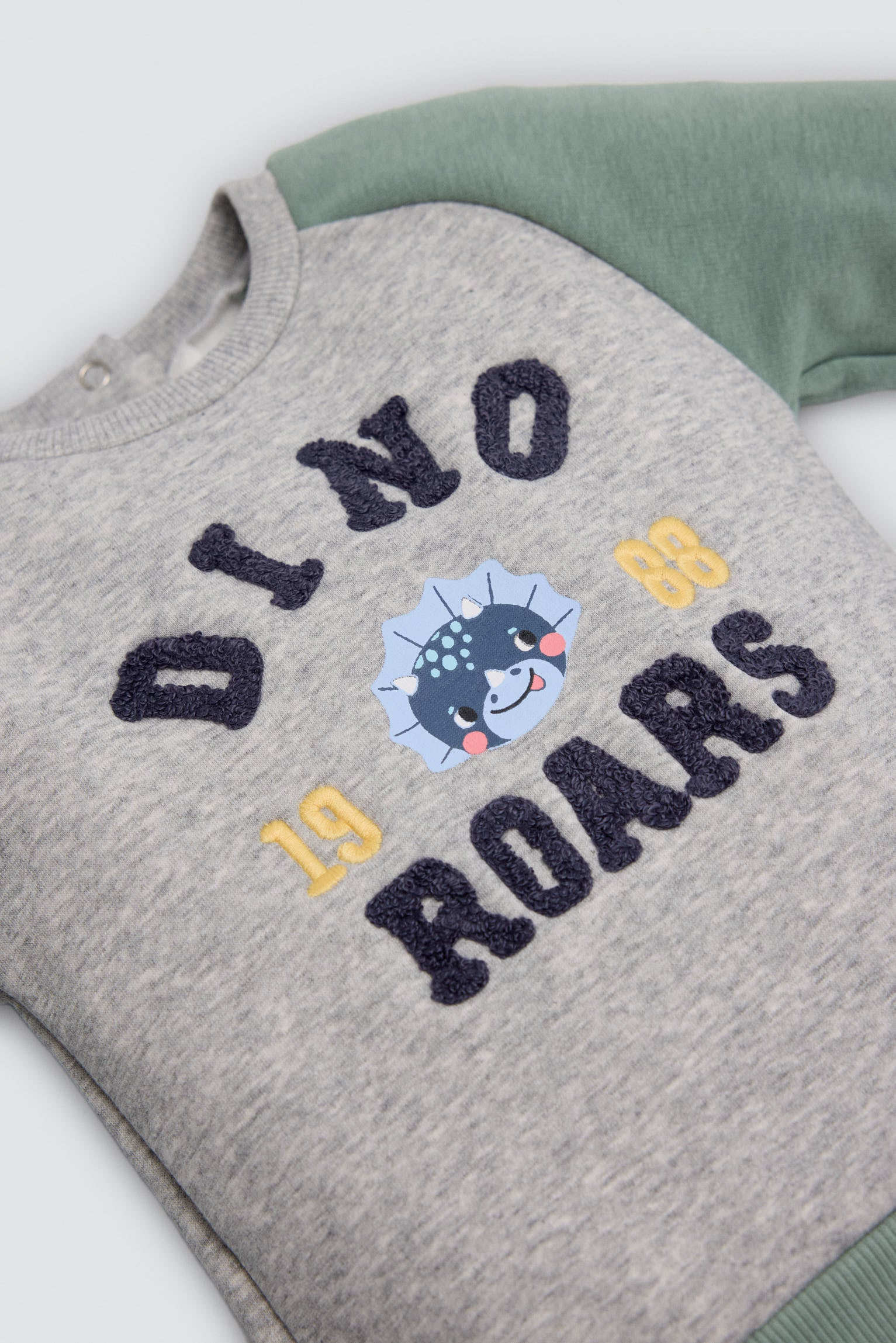 Conjunto chándal bebé manga larga Dino Roars - Ysabel Mora